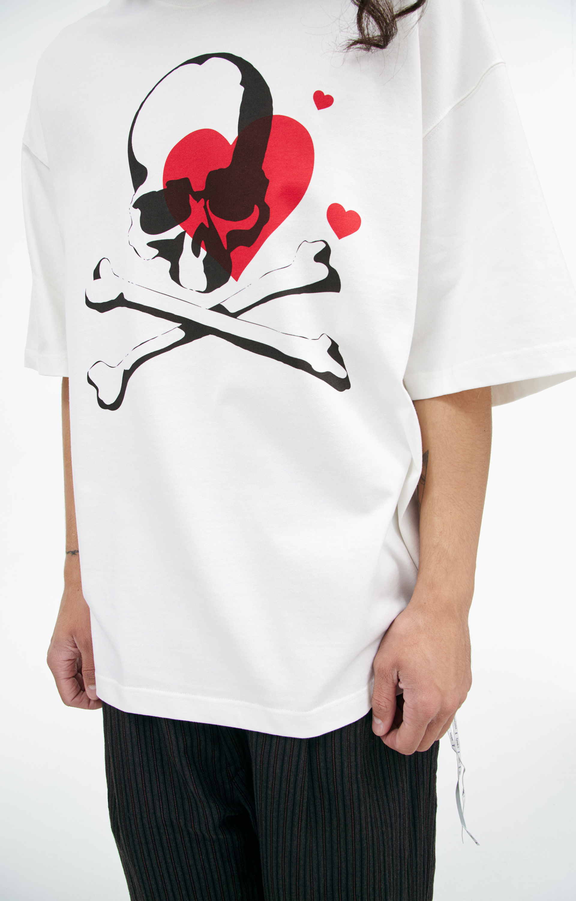 Mastermind WORLD Белая футболка с принтом