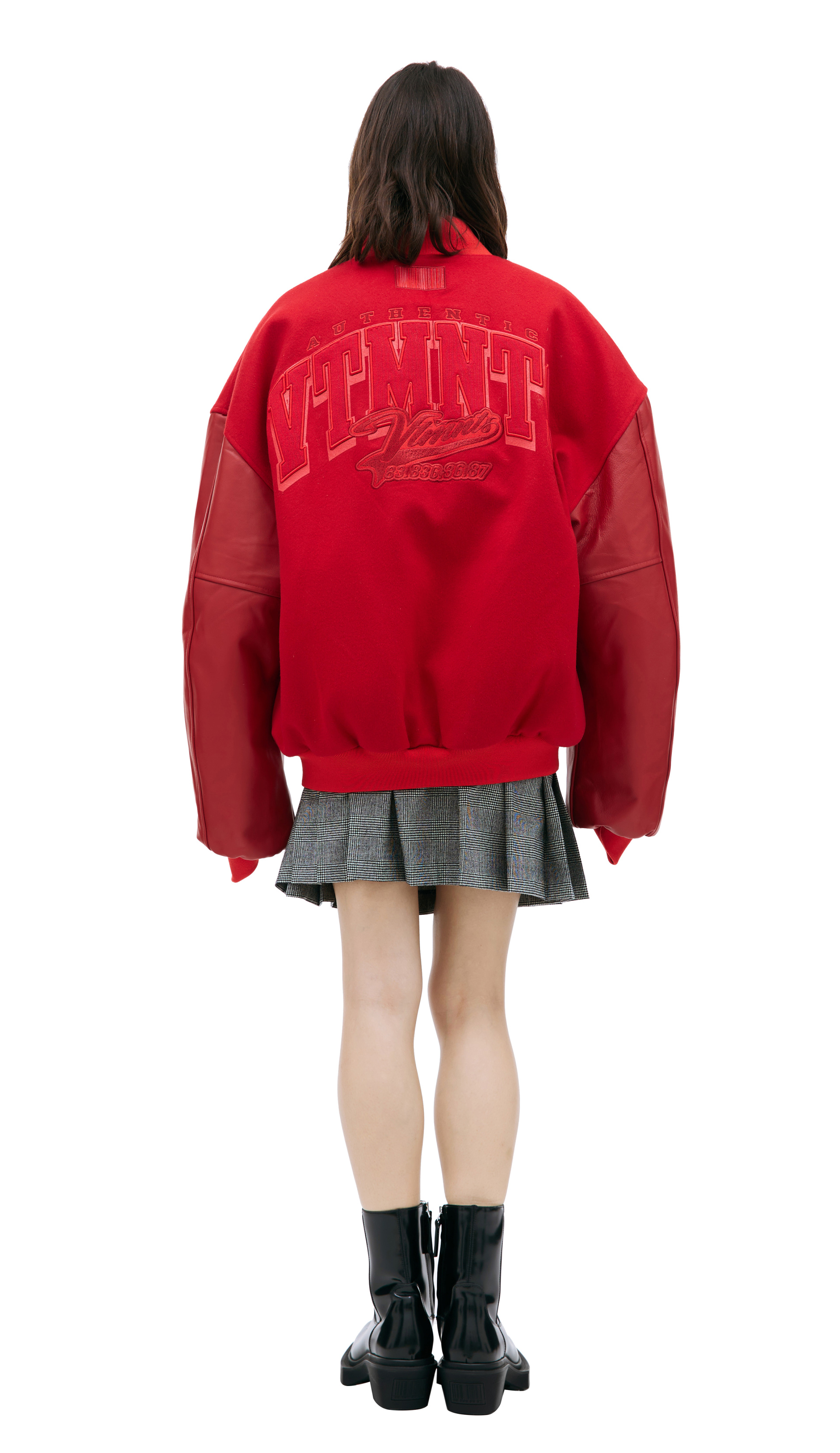 VTMNTS Комбинированный бомбер с нашивкой