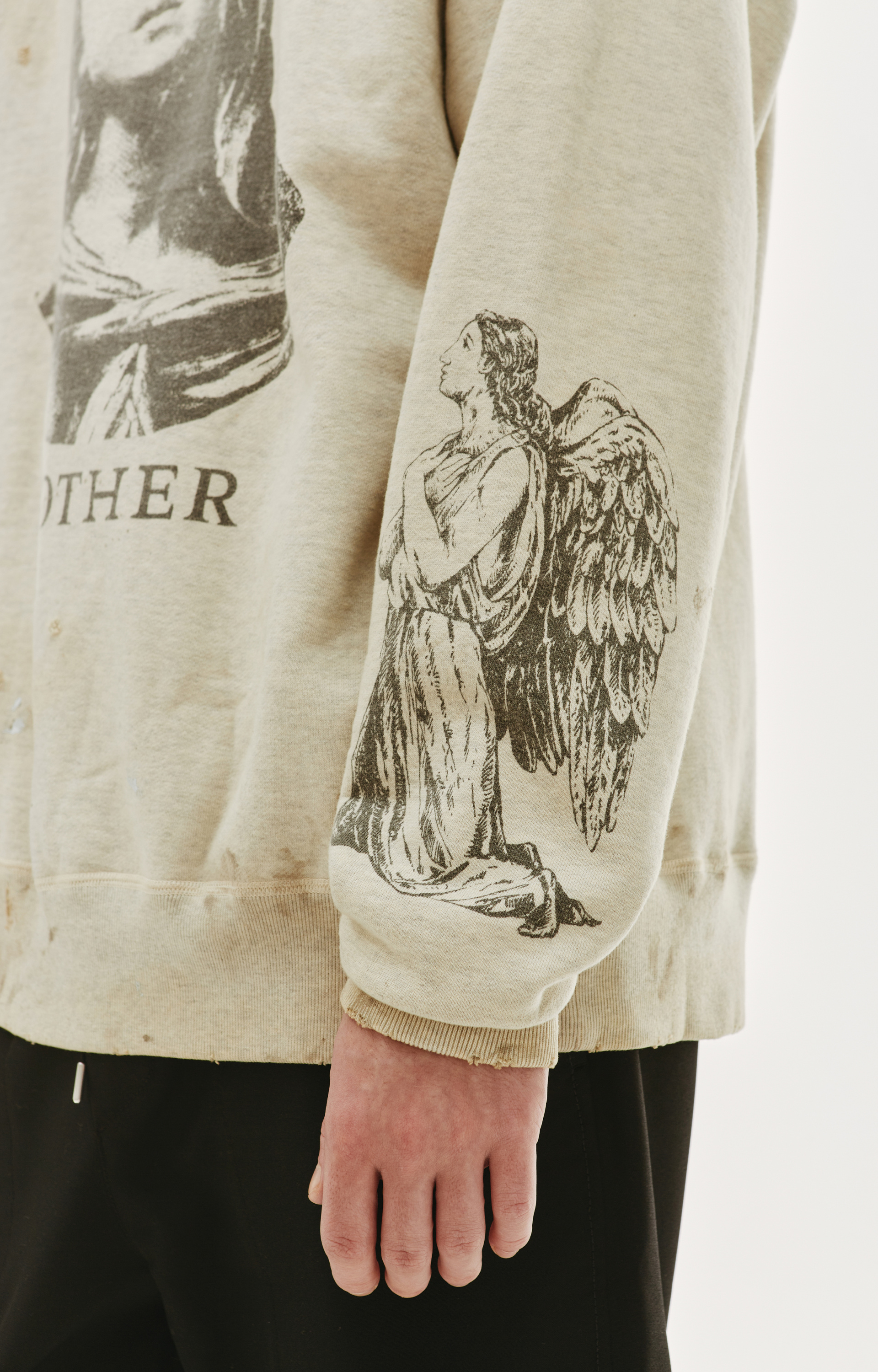 Saint Michael Cвитшот с принтом Mother