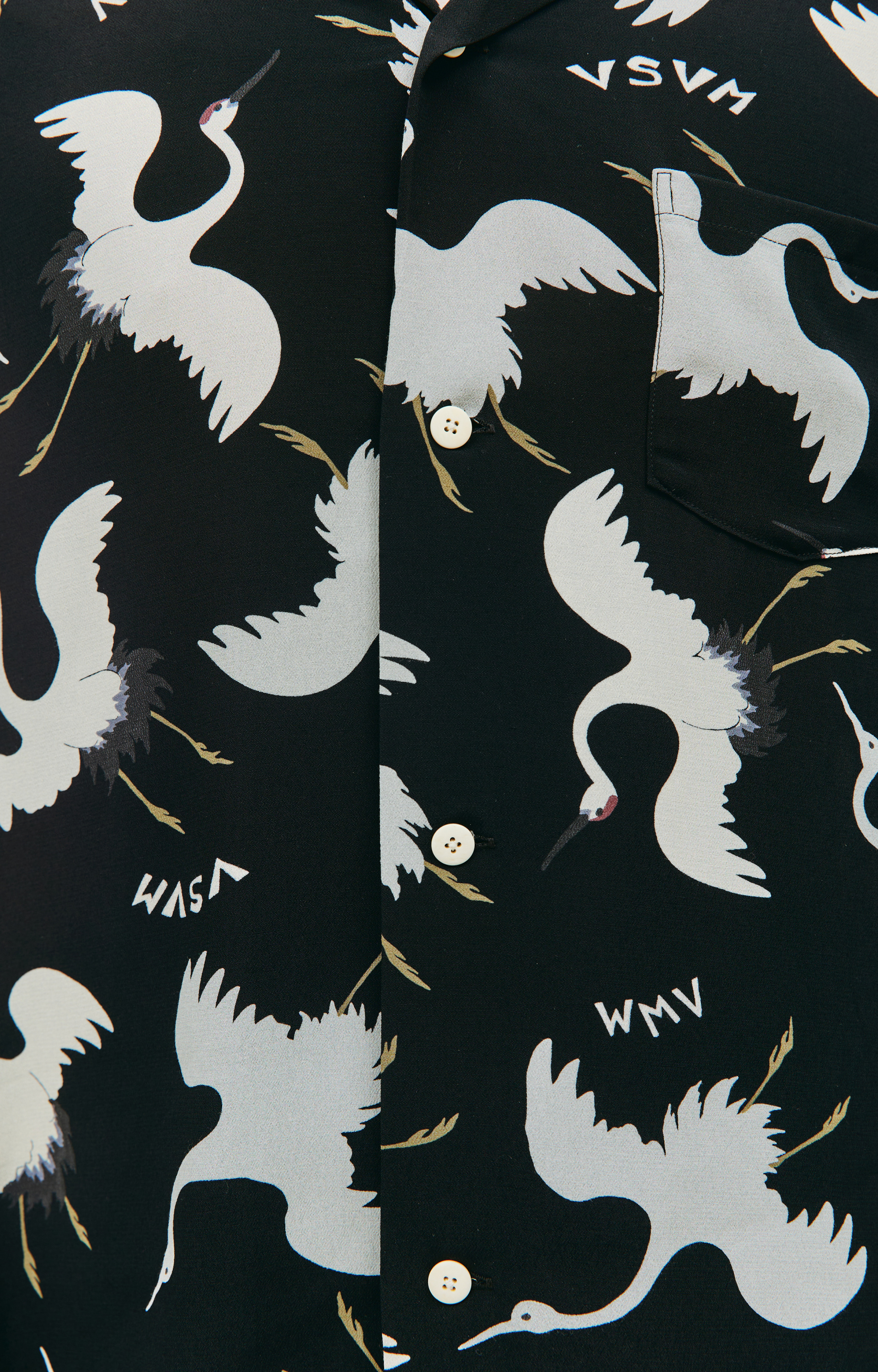 visvim Рубашка Crosby с коротким рукавом