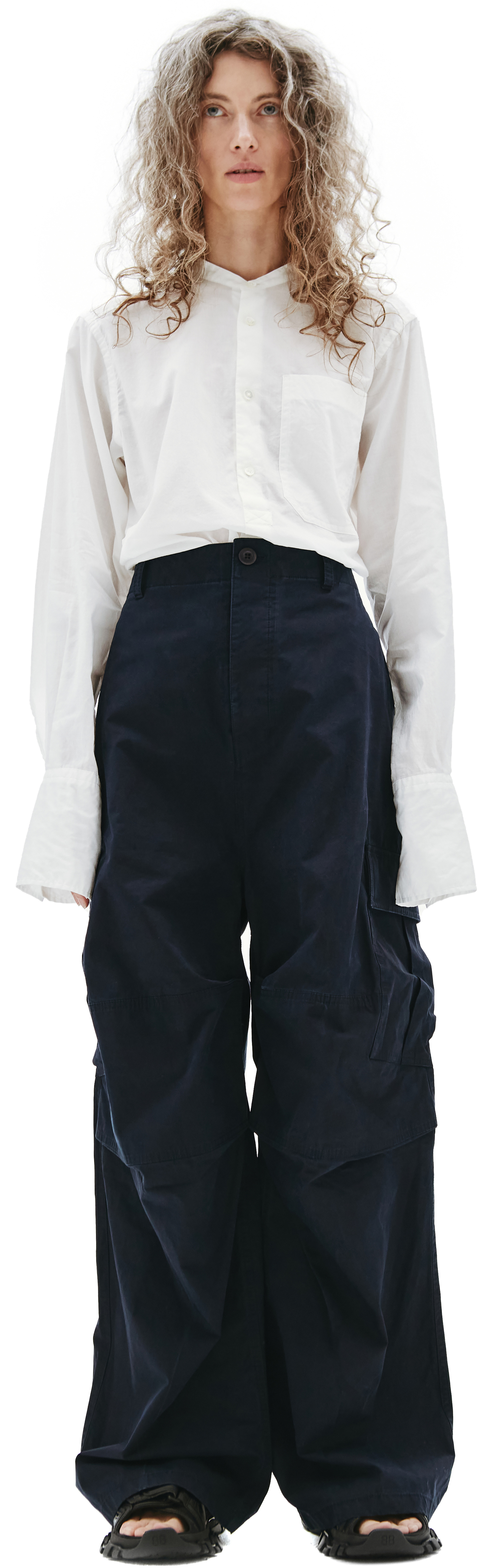 Balenciaga Синие брюки карго