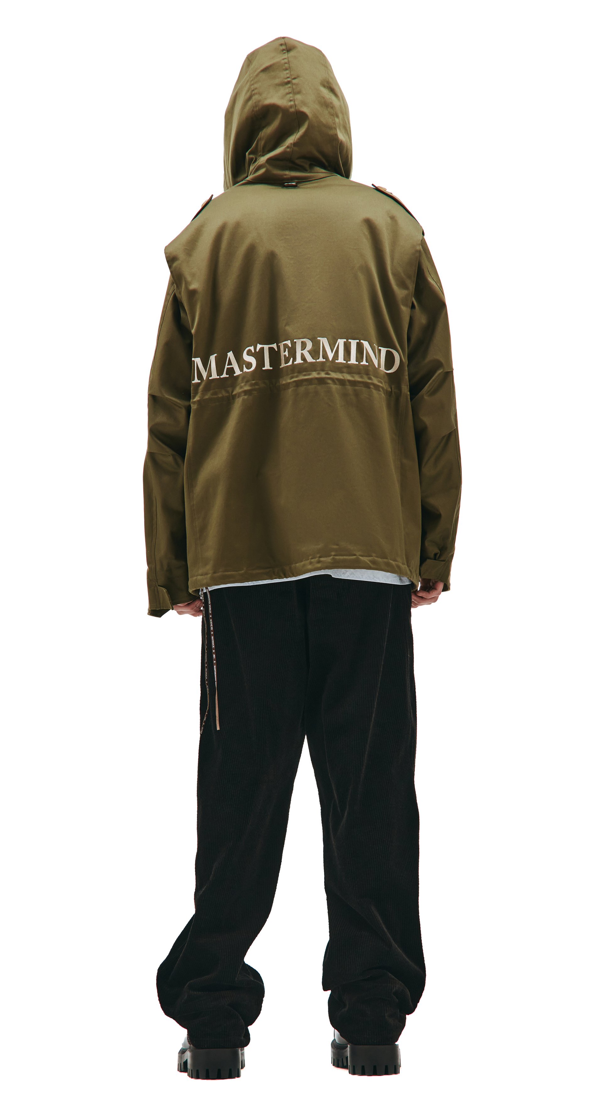 Mastermind WORLD Зеленая куртка с карамнами и логотипом