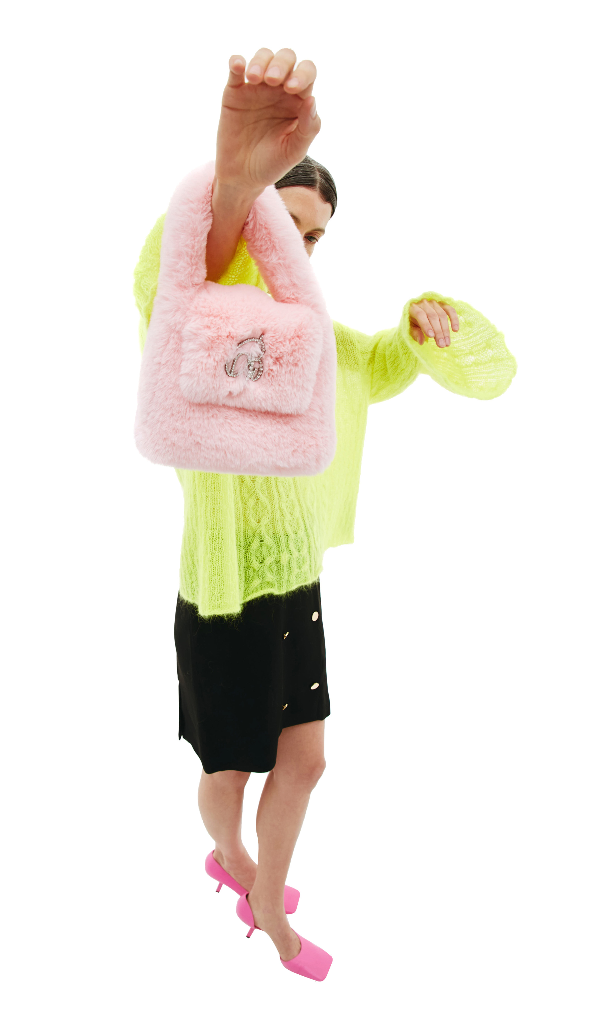 Blumarine Вязаный свитер с расклешенными рукавами