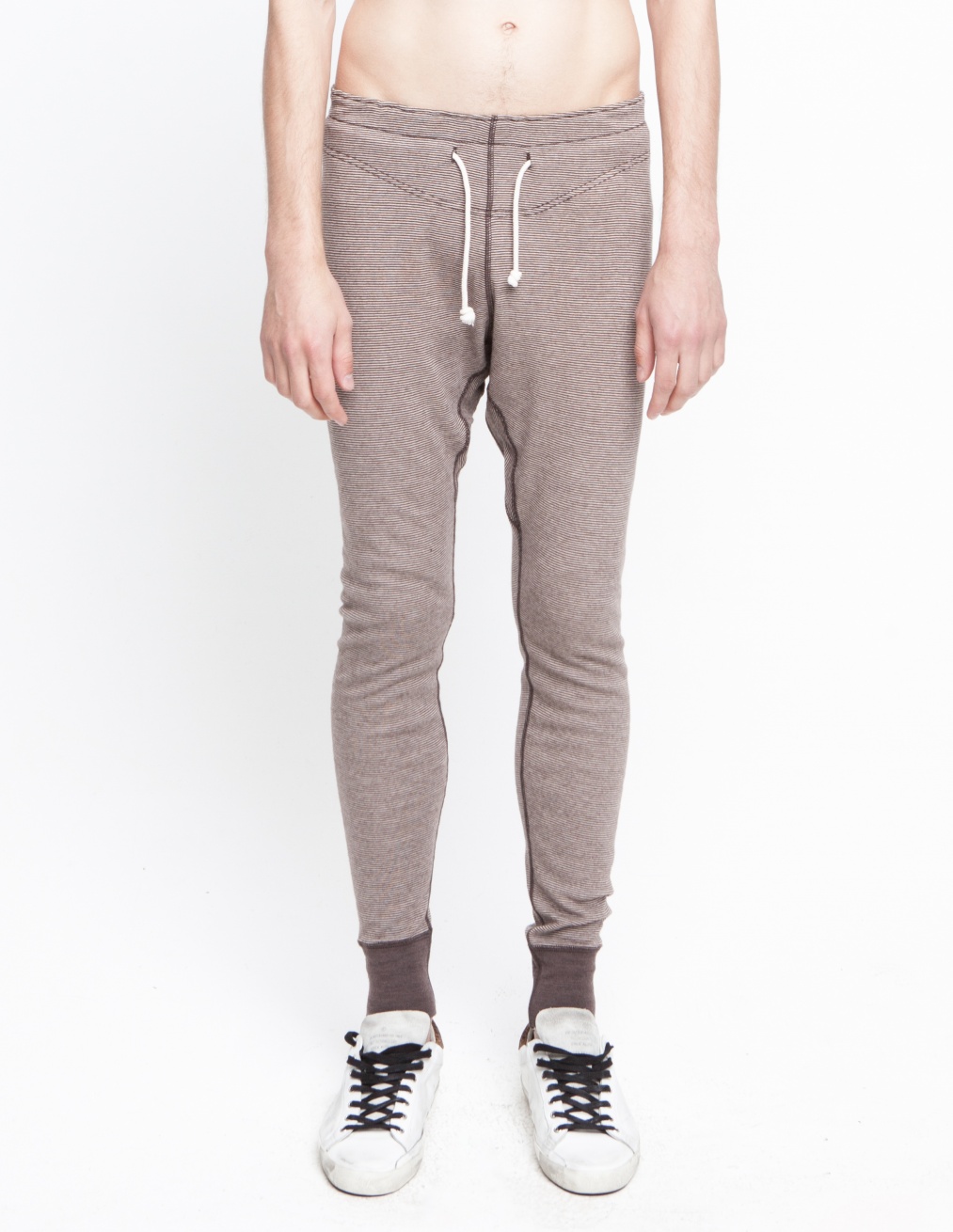 Junya Watanabe Узкие брюки в полоску