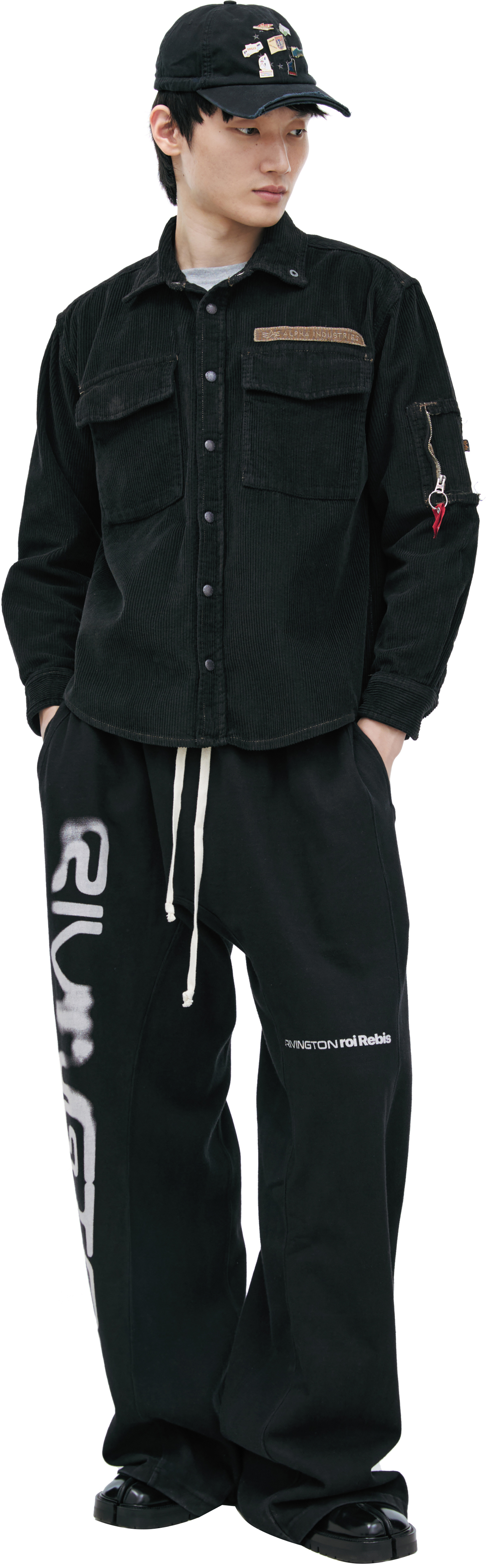 PROTOTYPES Вельветовая рубашка с накладными карманами