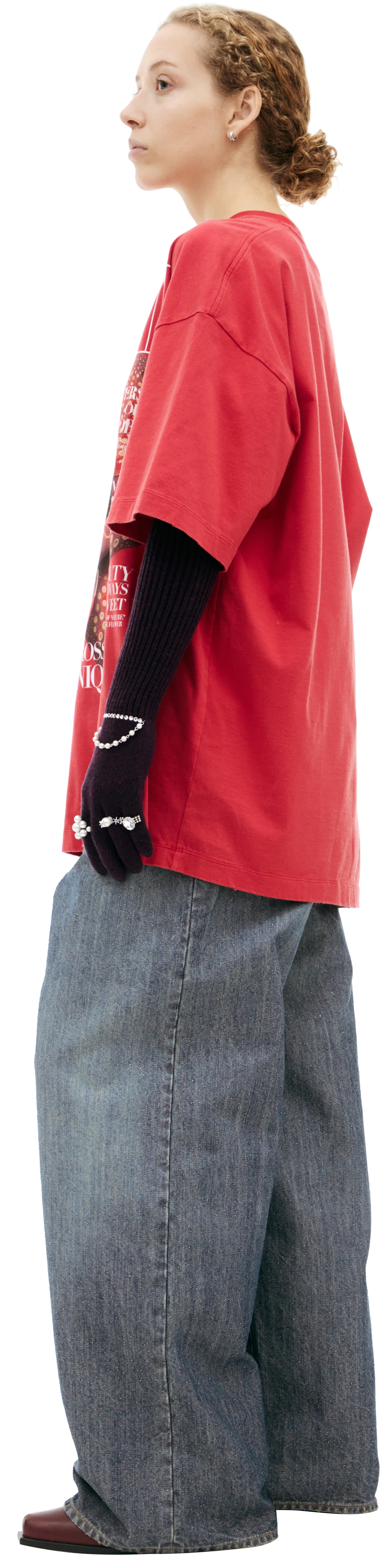 Doublet Красная футболка Villain