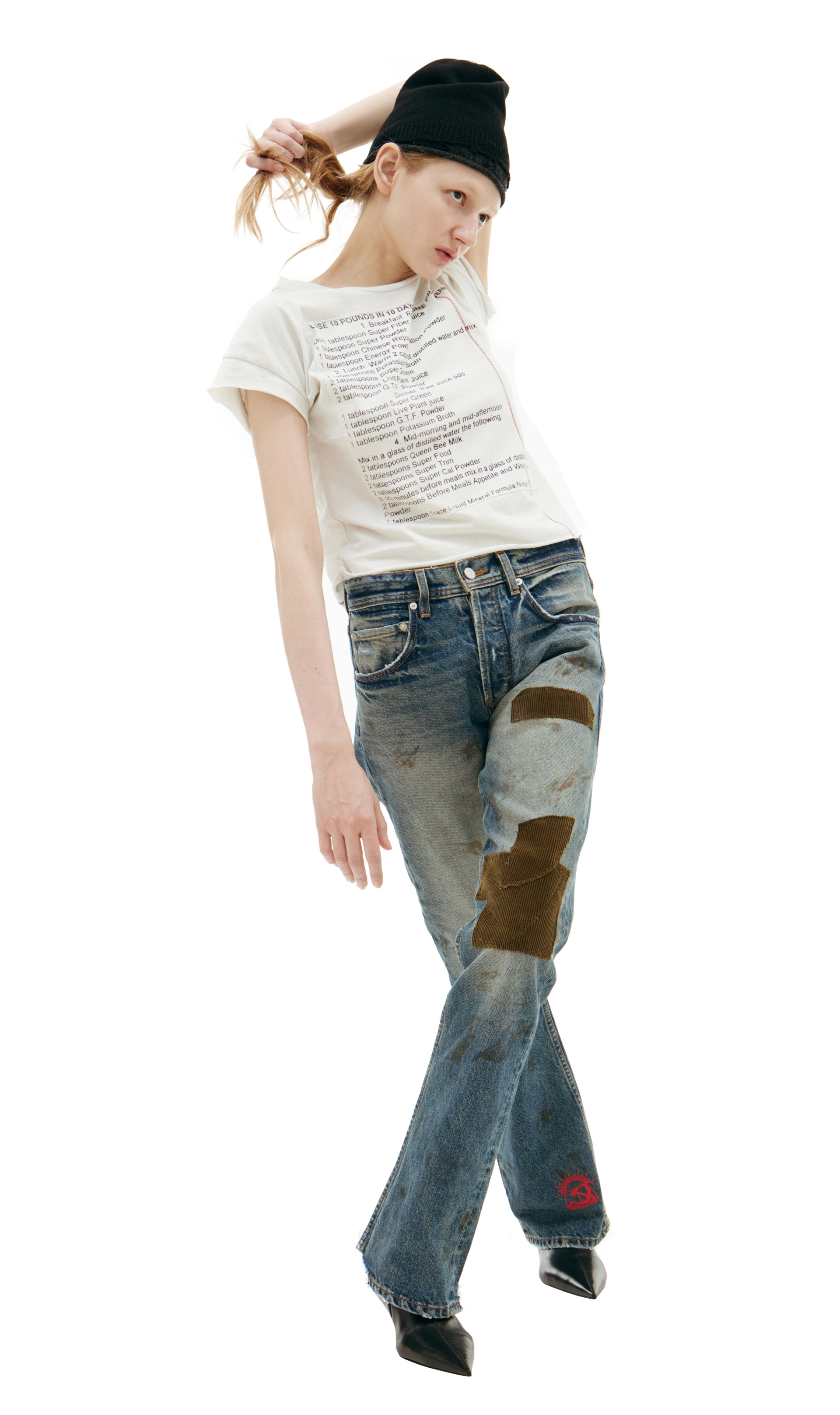 Enfants Riches Déprimés Белая футболка с принтом