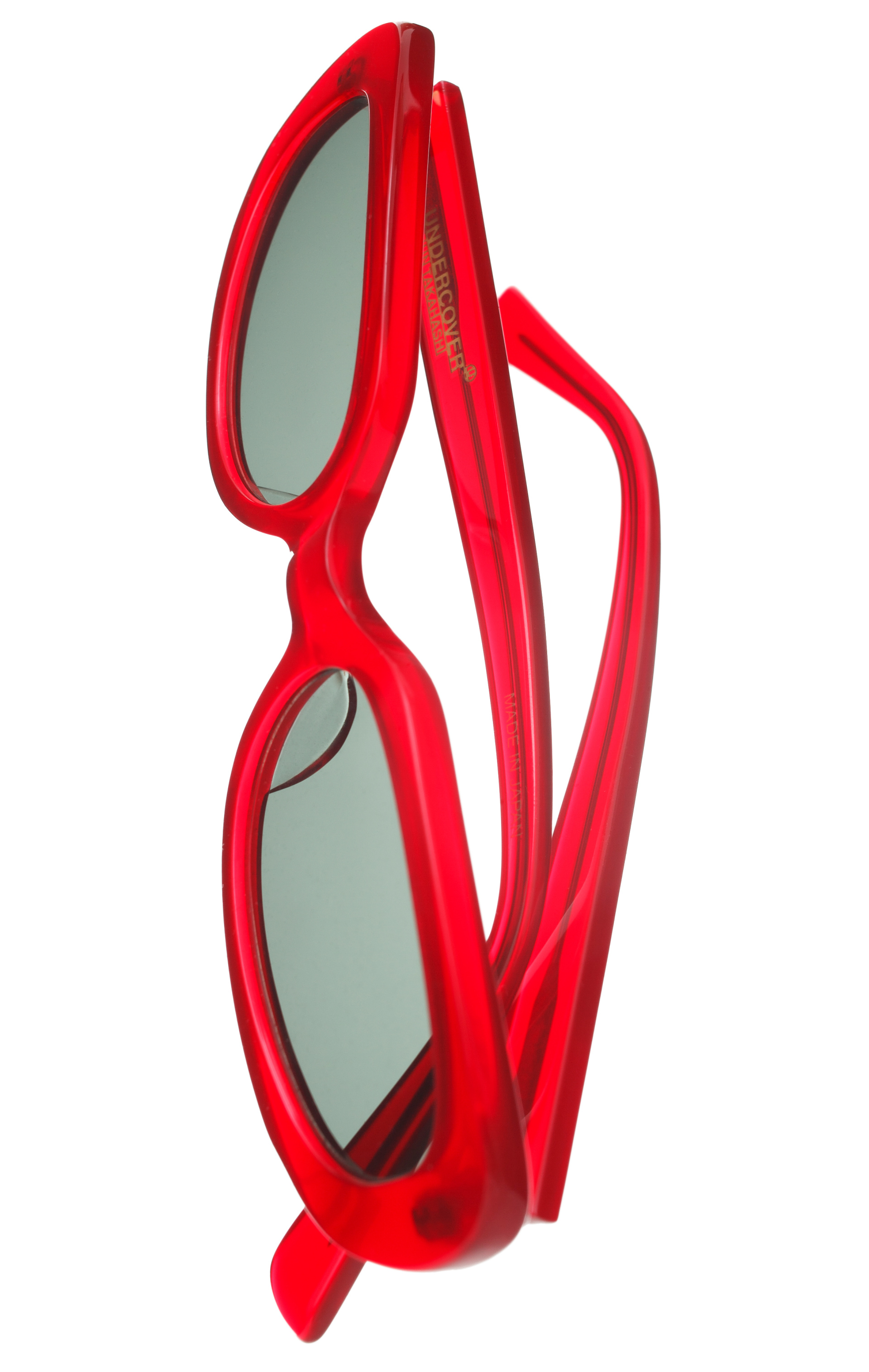 Undercover Овальные очки с красной оправой