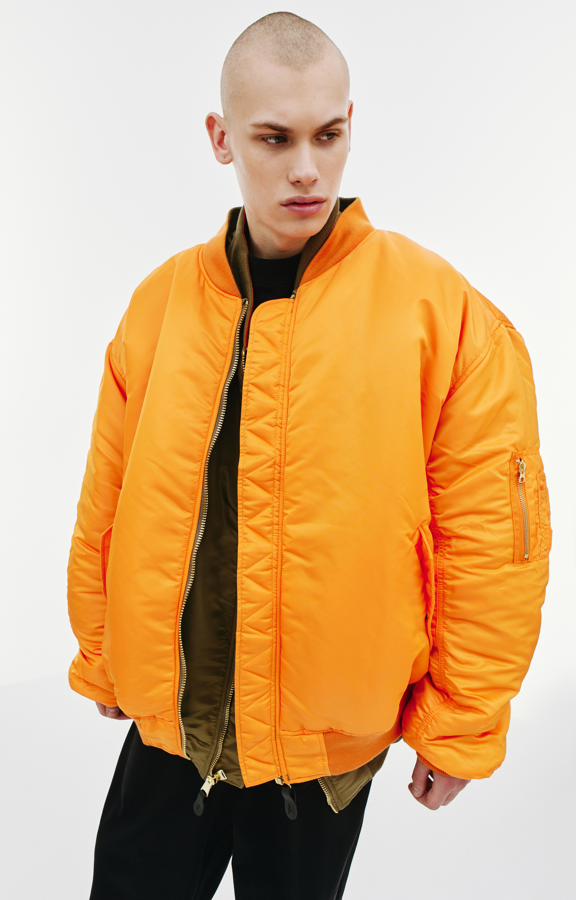 VETEMENTS Двойной бомбер VETEMENTS х Alpha Industries