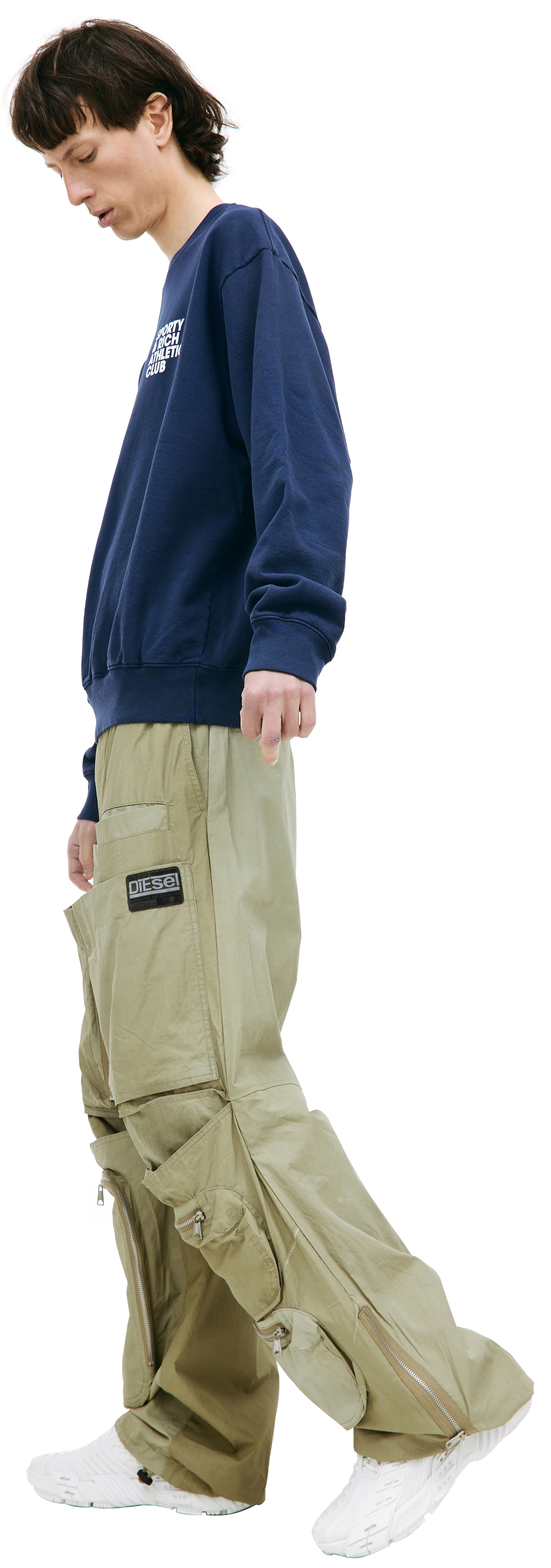 SPORTY & RICH Синий свитшот Exercise Often