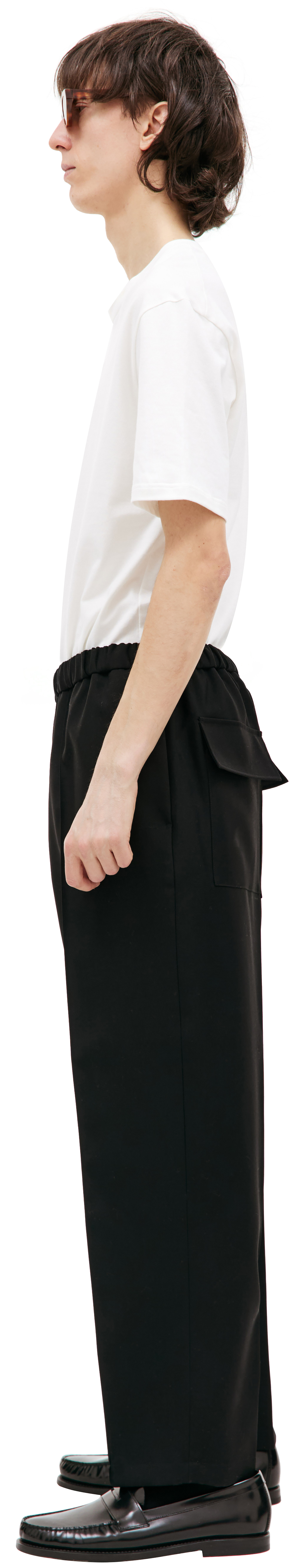 Jil Sander Шерстяные брюки со стрелками