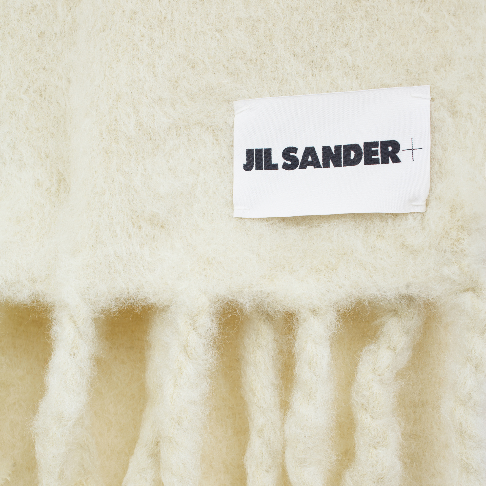 Jil Sander Шарф из мохера с логотипом
