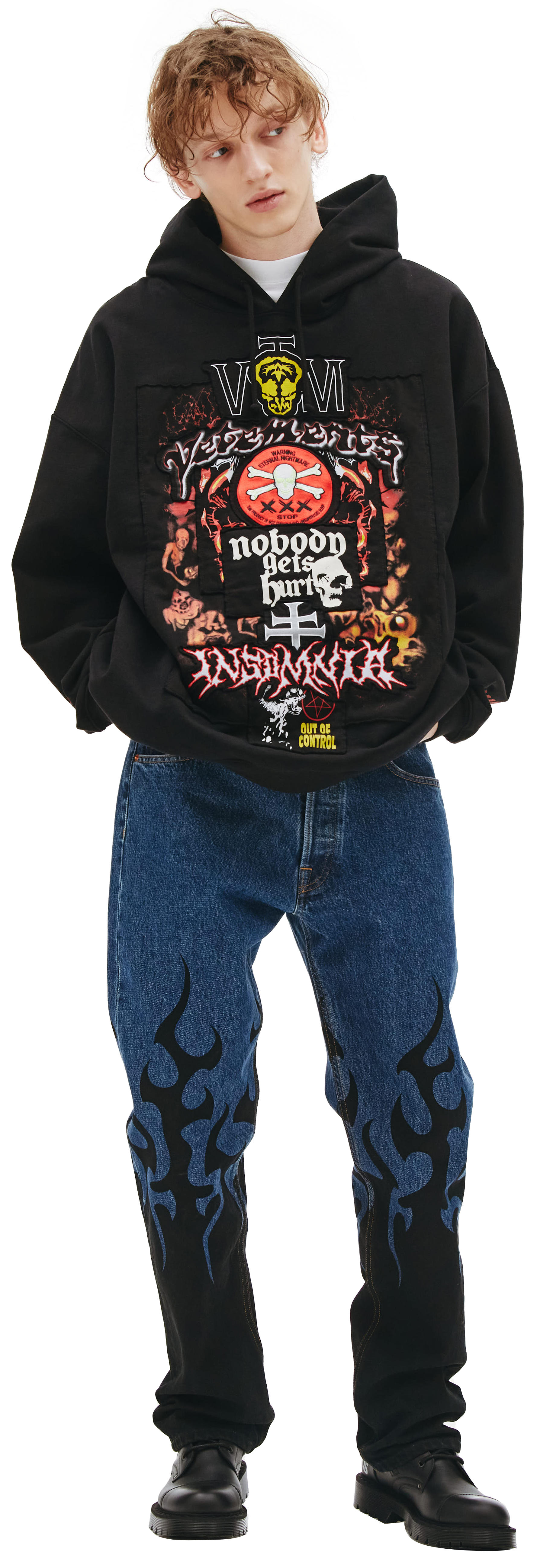 VETEMENTS Худи World Tour с патчами