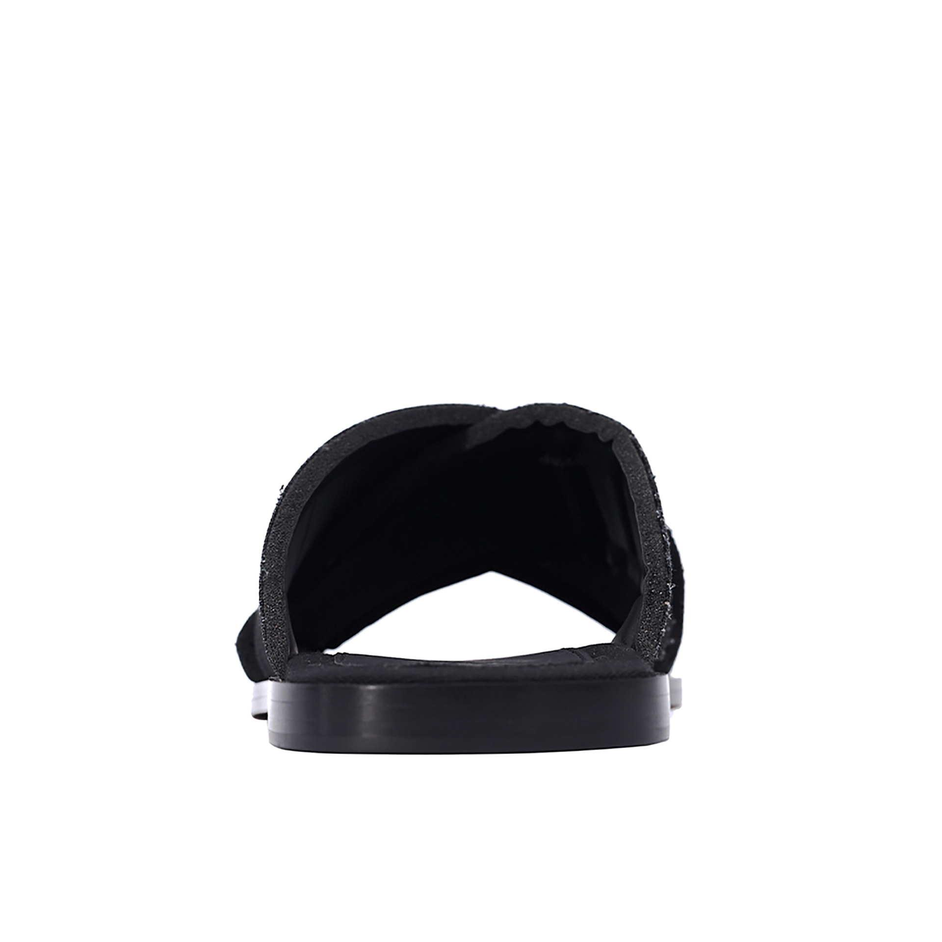 Maison Margiela Текстильные сандалии черного цвета