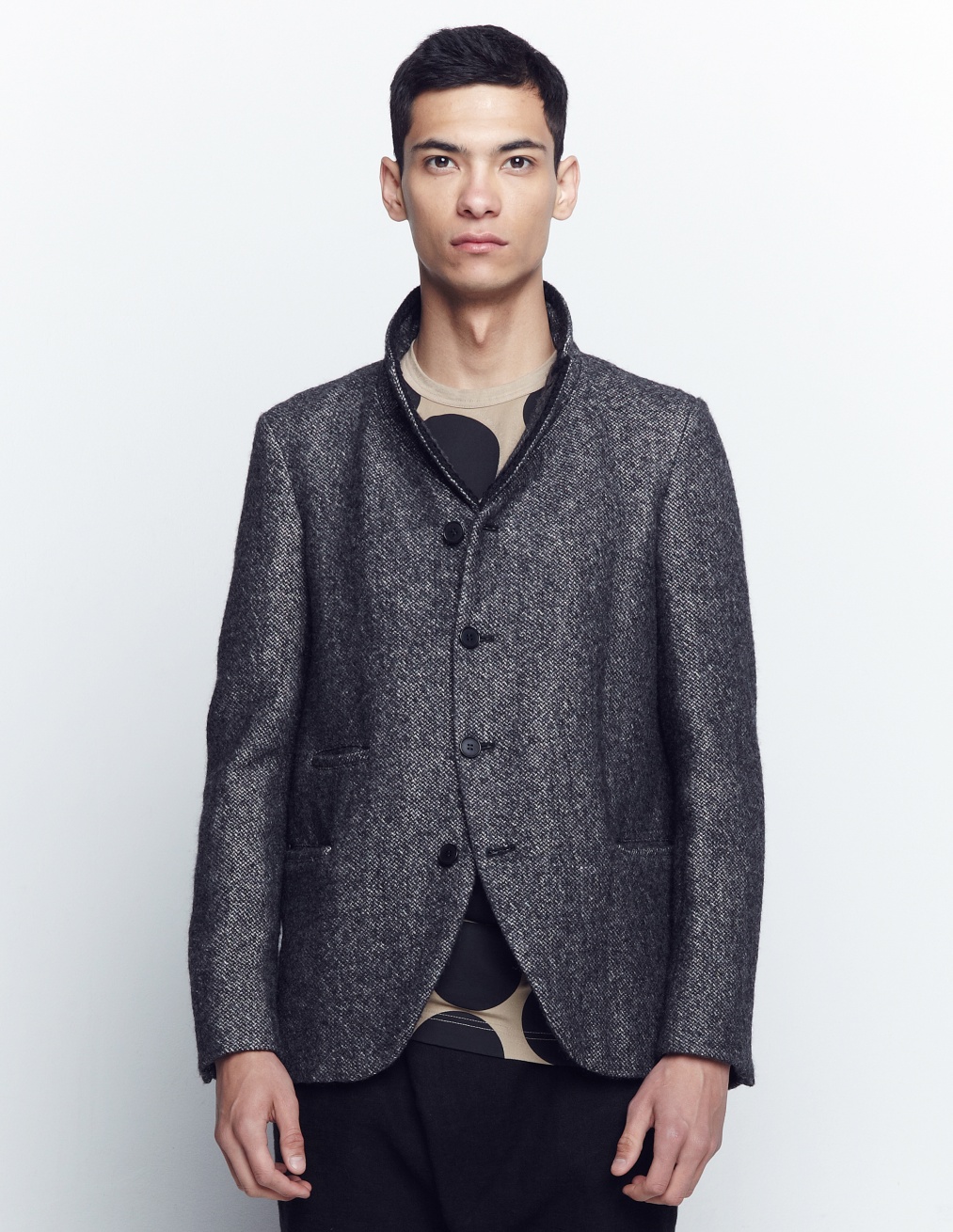 Comme des Garcons Homme plus Пиджак с воротником-стойкой