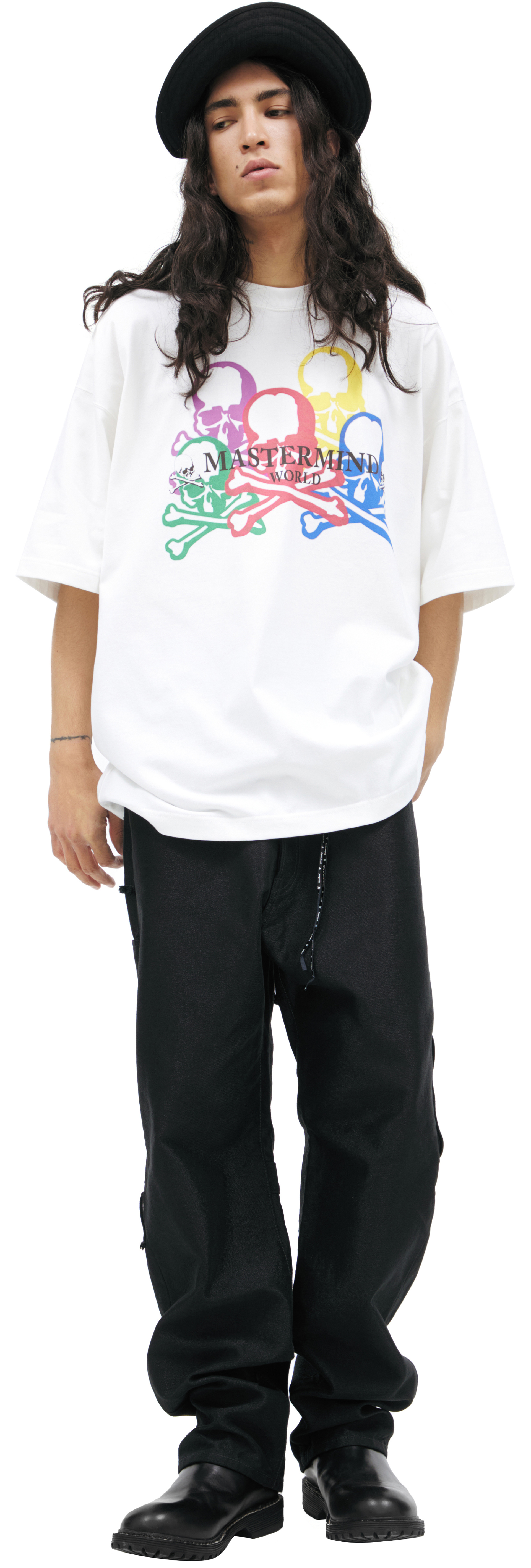 Mastermind WORLD Хлопковая футболка с принтом