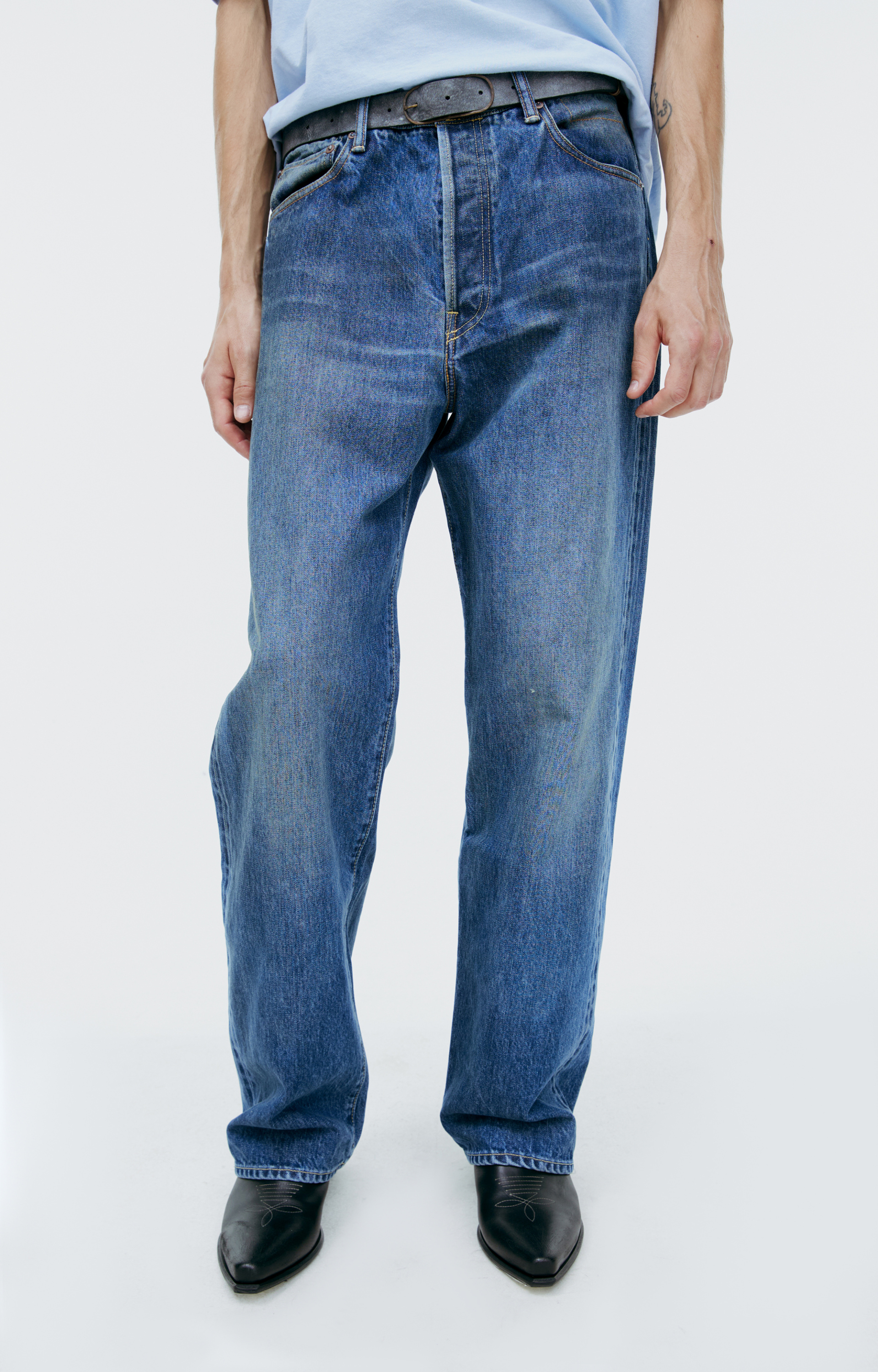 visvim Джинсы WIDE DMGD-46