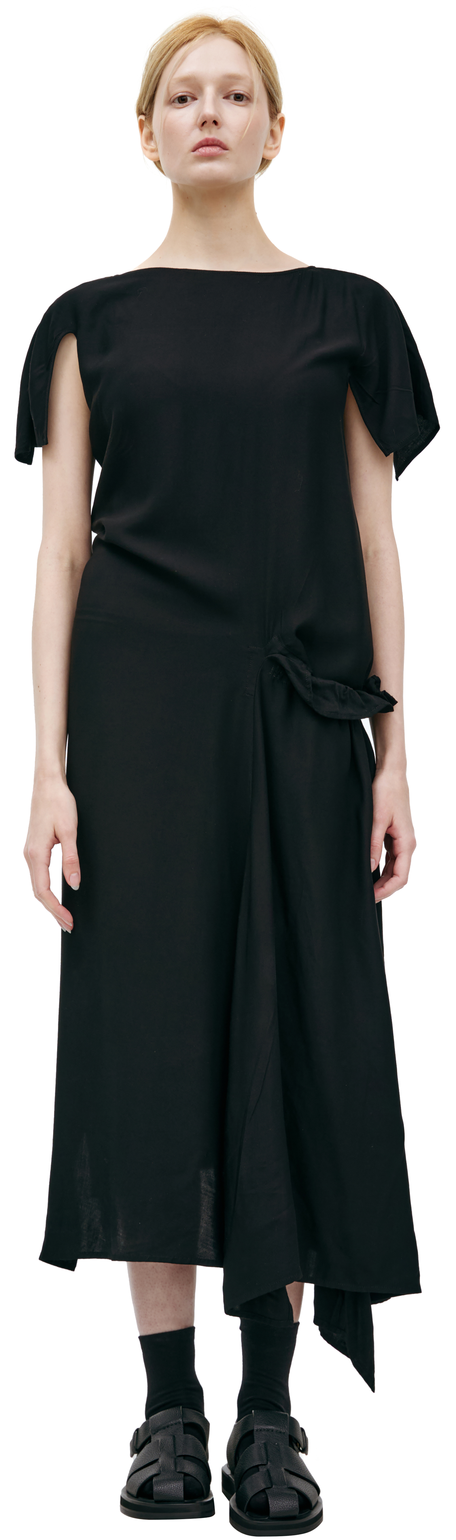 Yohji Yamamoto Асимметричное платье