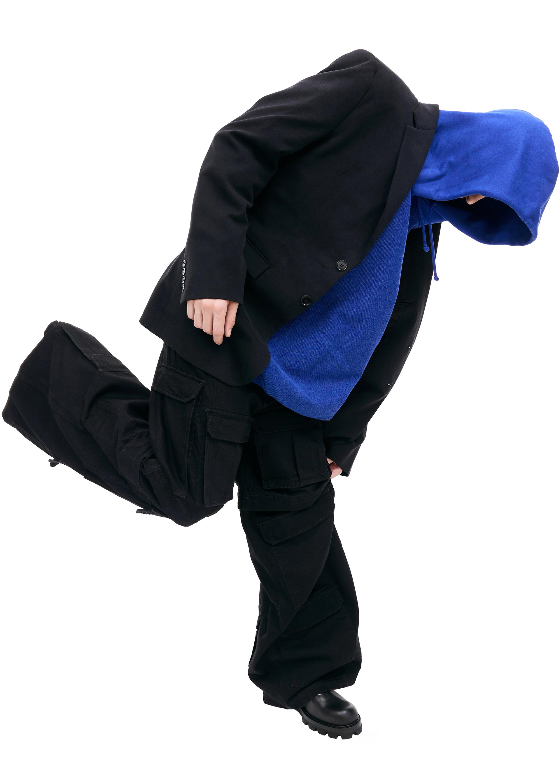 VETEMENTS Черный оверсайз пиджак