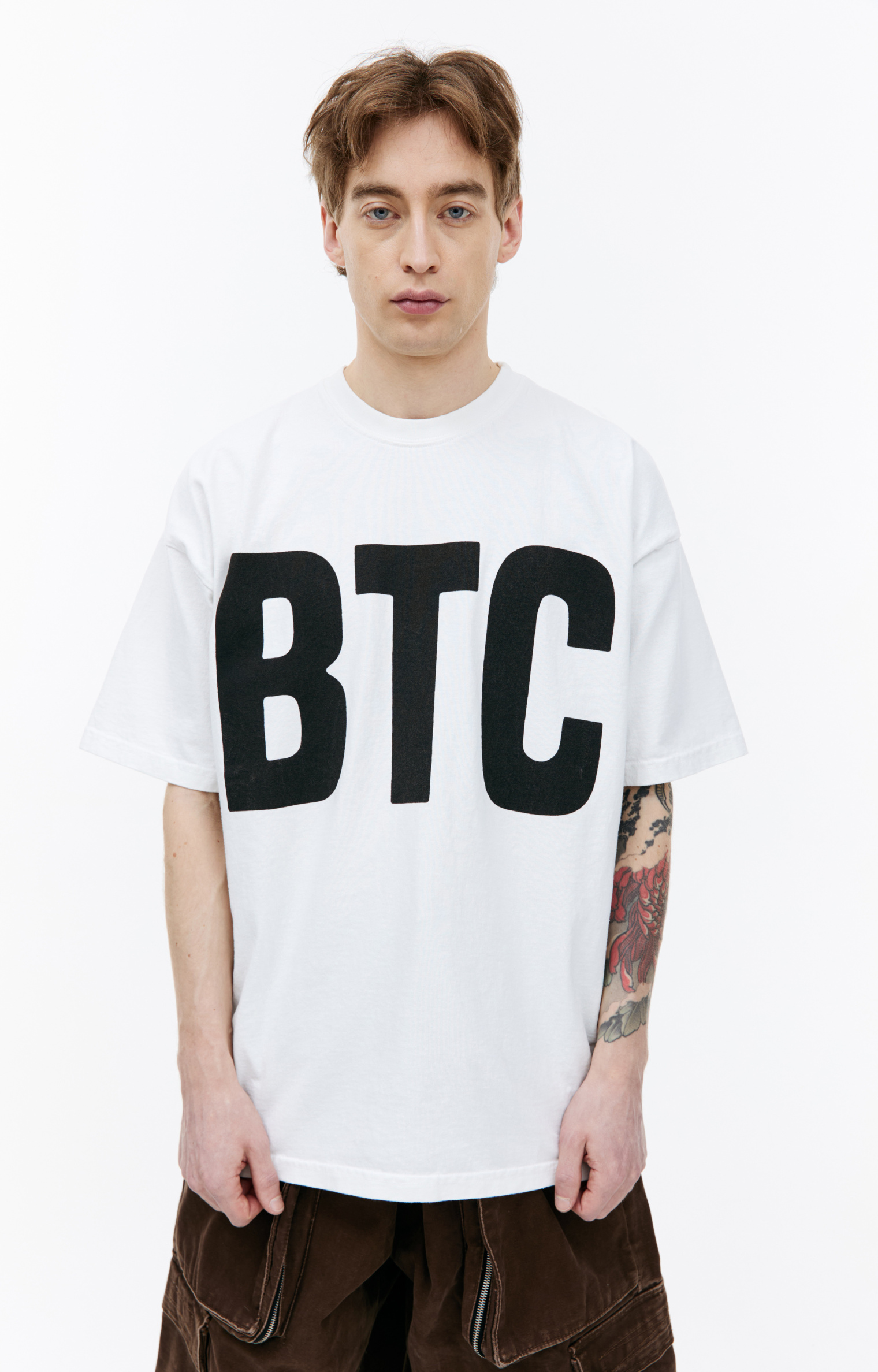 Satoshi Nakamoto Футболка с принтом BTC