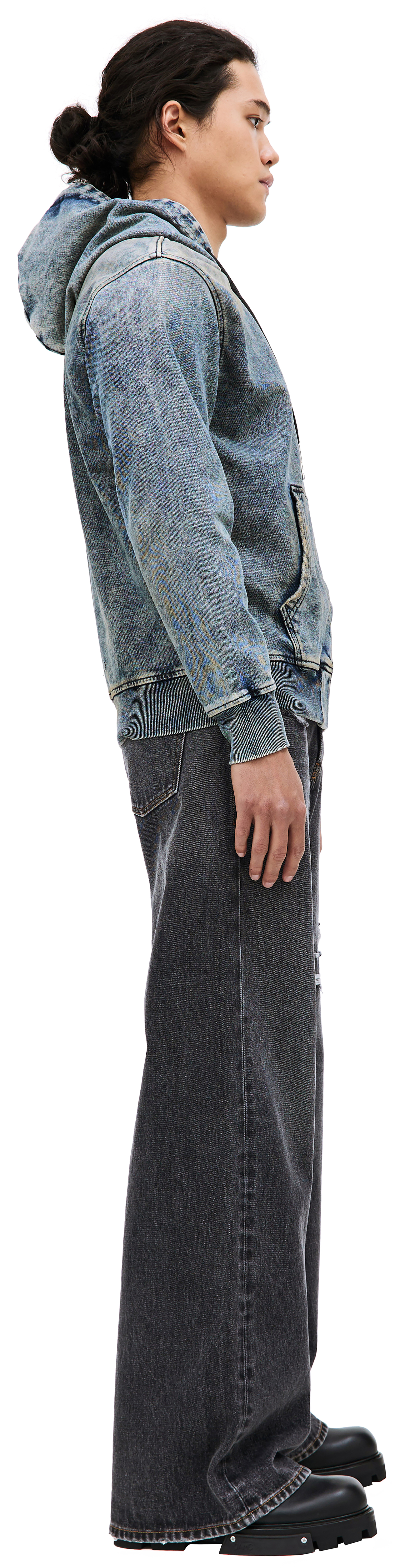 Diesel Джинсовое худи D-Gir-Ne на молнии