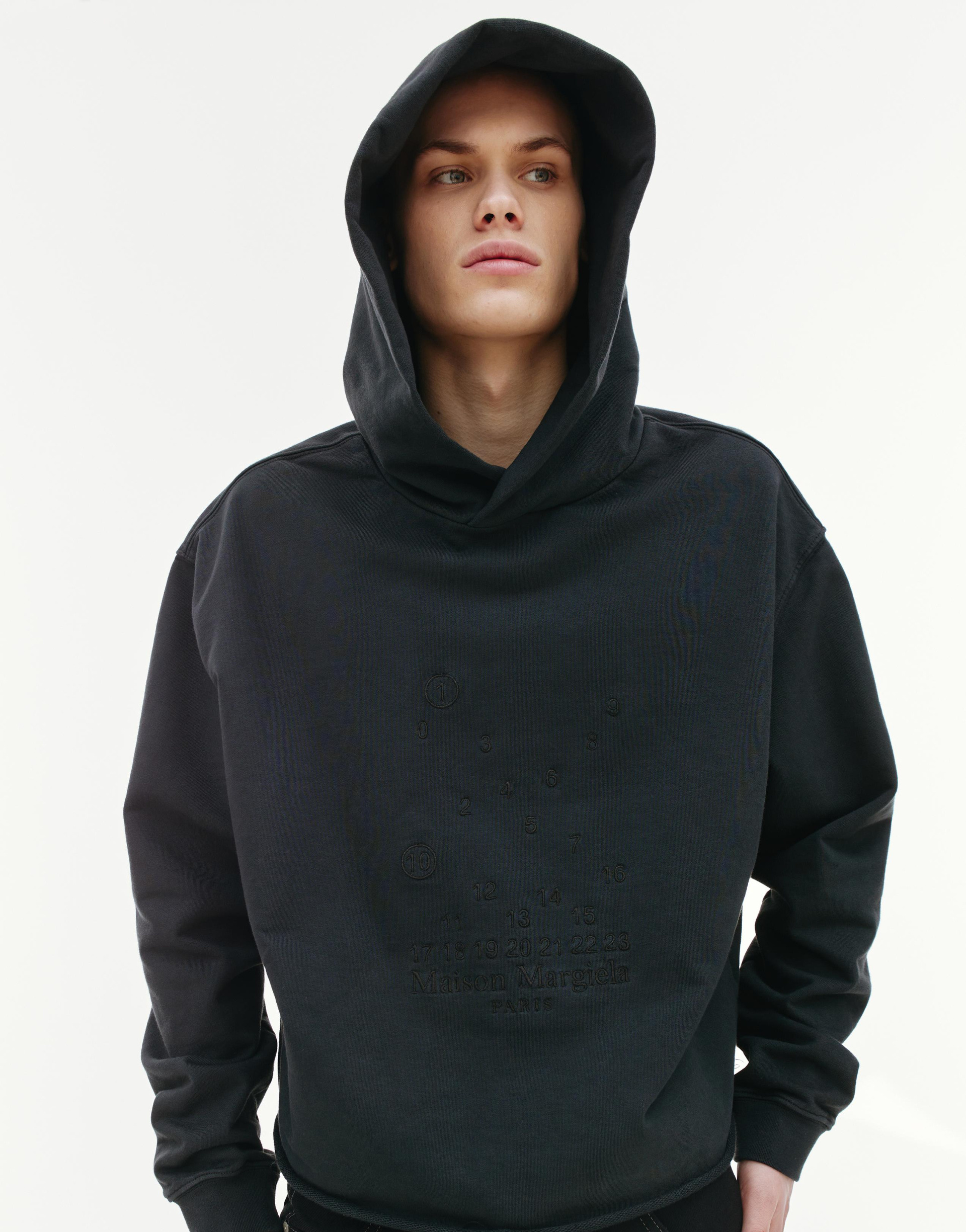 Maison Margiela Худи с вышивкой логотипа