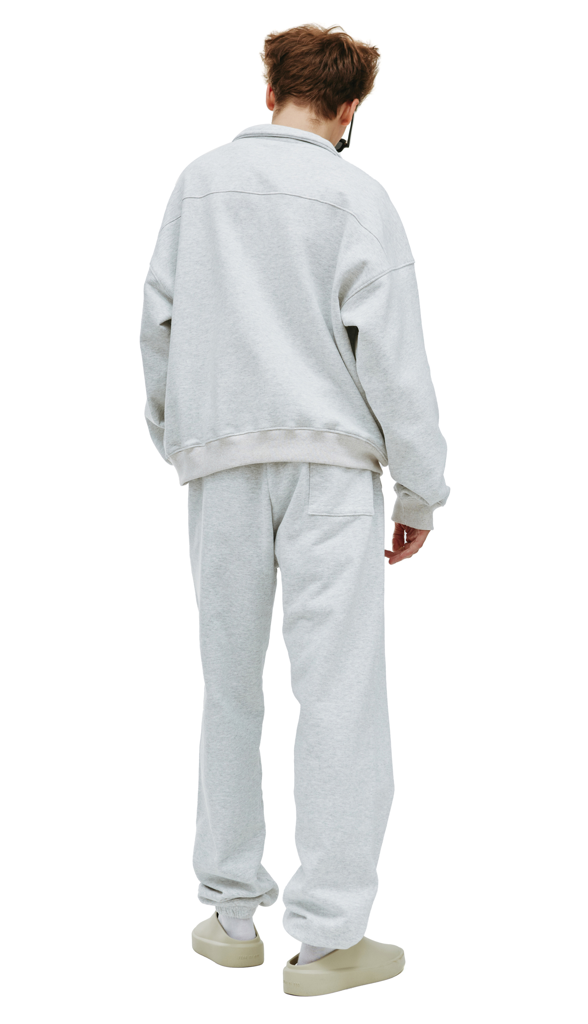 SPORTY & RICH Свитшот Connecticut Crest на молнии