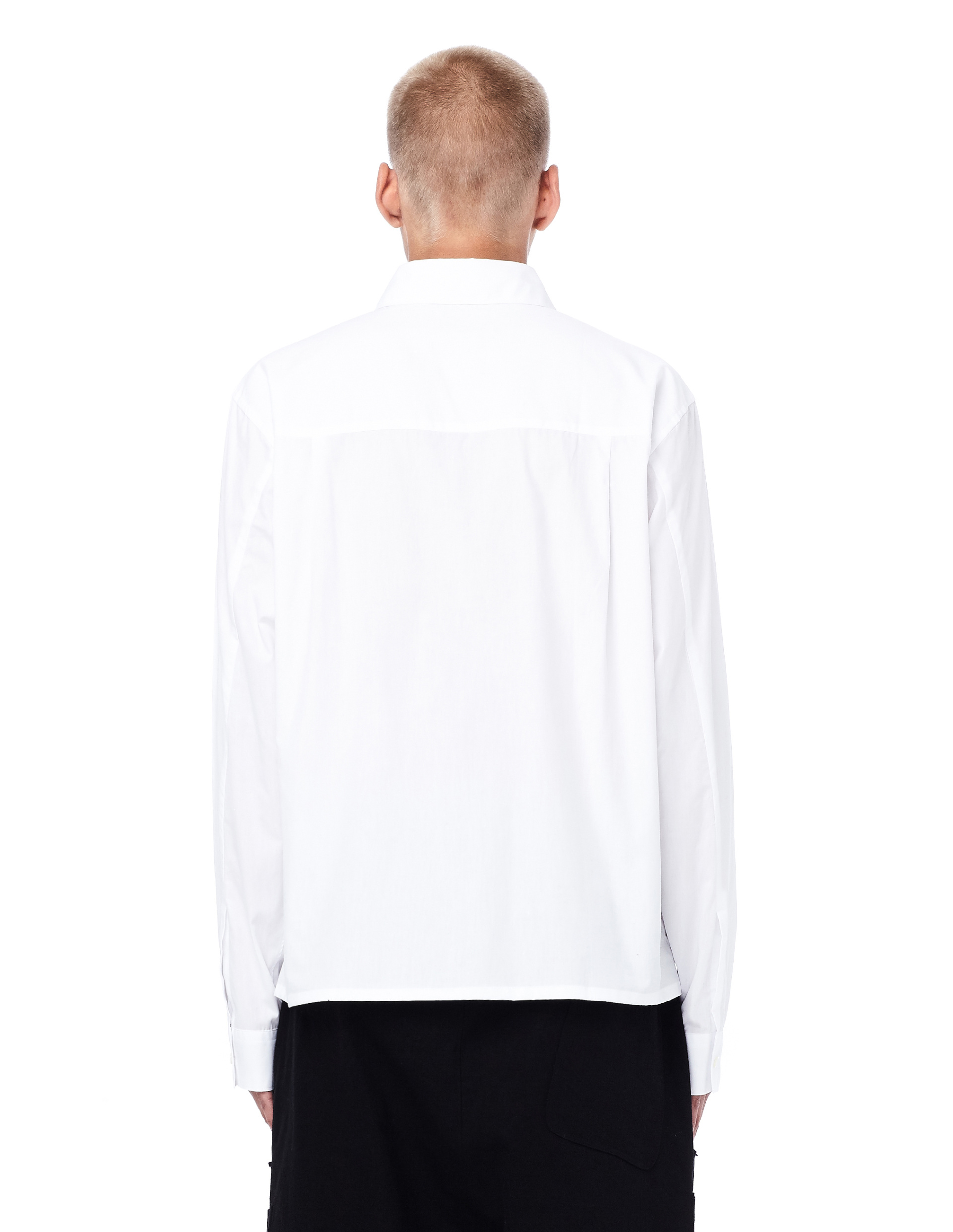 Gosha Rubchinskiy Рубашка с накладным пластиковым карманом