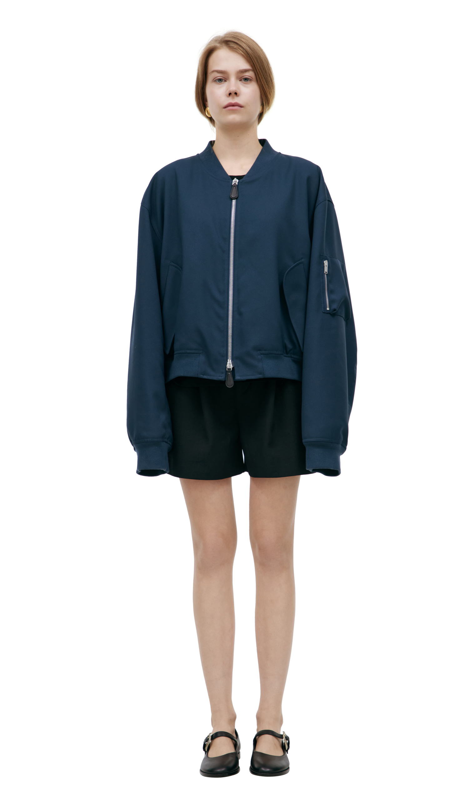 Jil Sander Бомбер с карманами