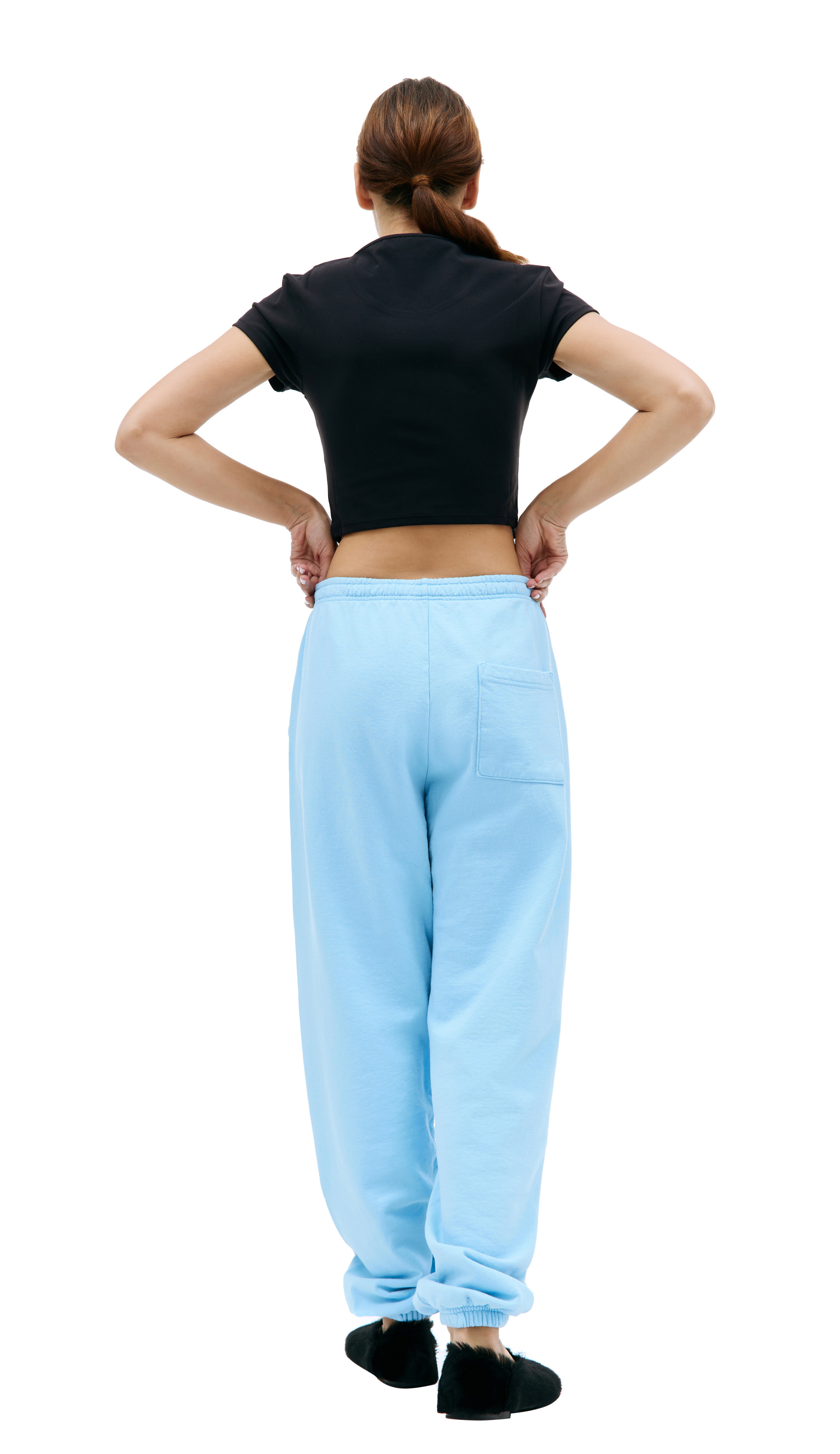 SPORTY & RICH Спортивне брюки с принтом \'NY Health Club\'