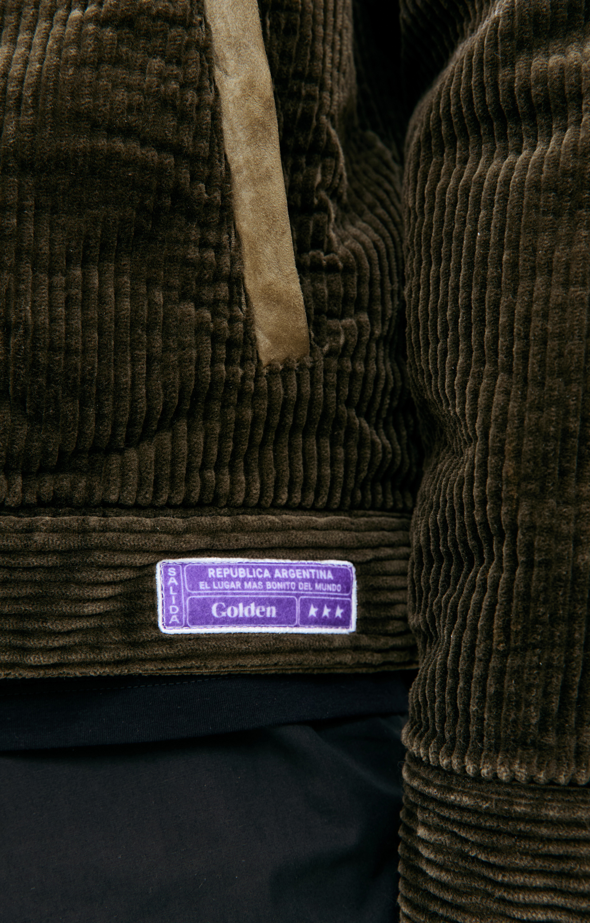 Golden Goose Вельветовая куртка на молнии