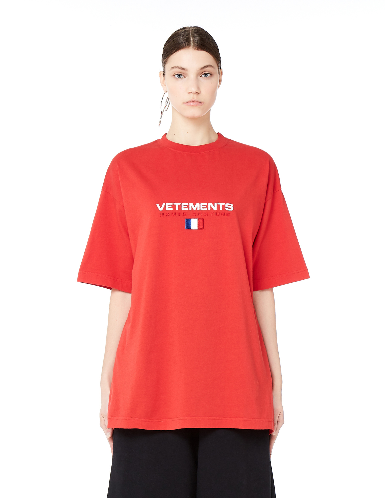 VETEMENTS Футболка из хлопка Haute Couture