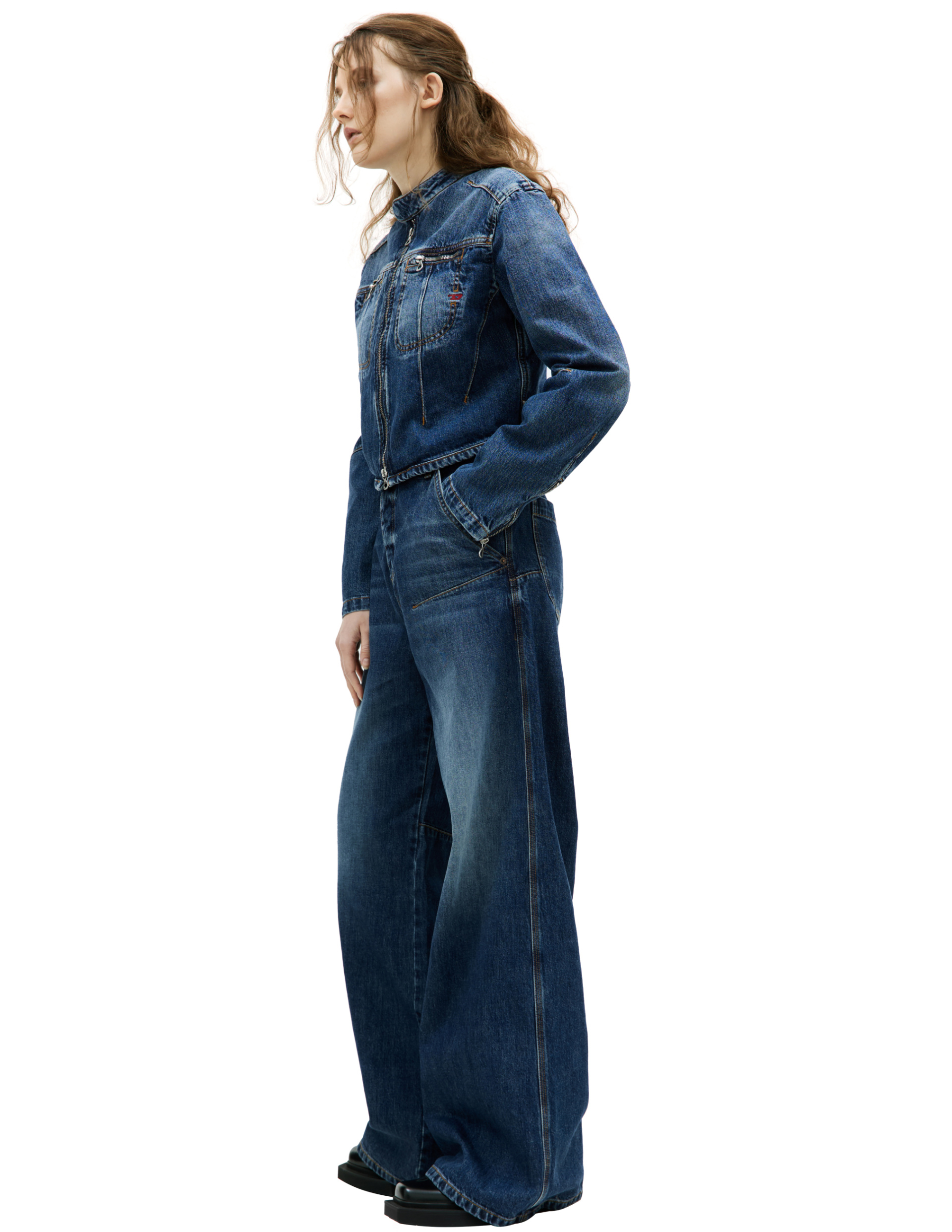 Diesel Джинсовая куртка на молнии