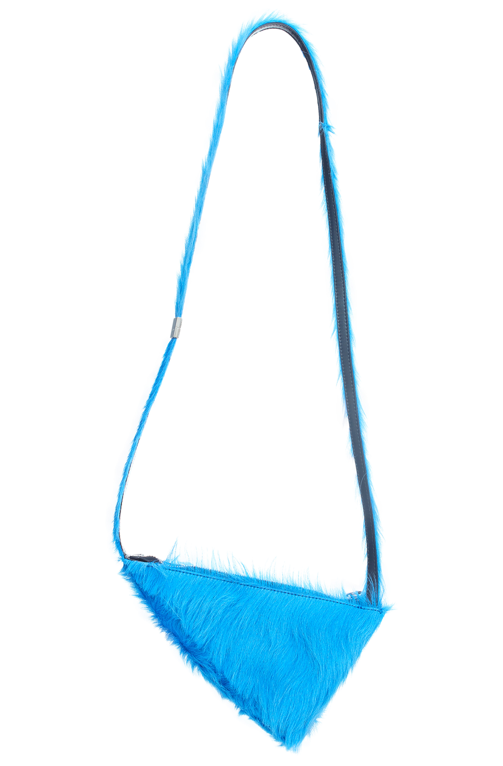 Marni Сумка Prisma Triangle из меха пони