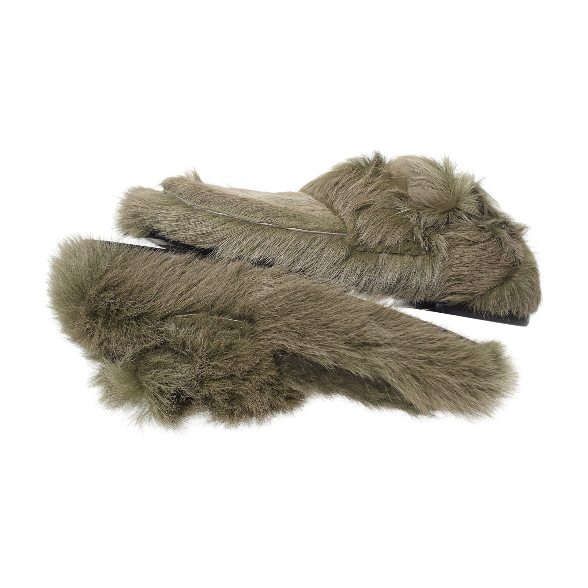 Dries Van Noten Меховые мюли