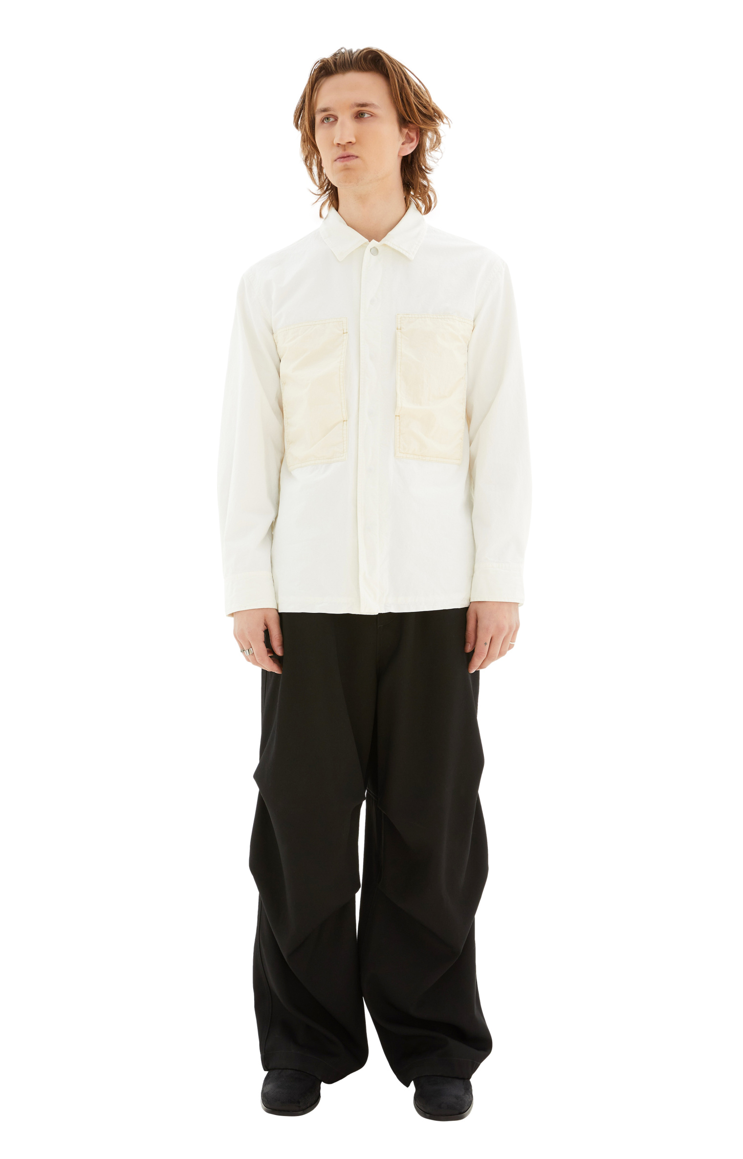 Jil Sander Рубашка с накладными карманами