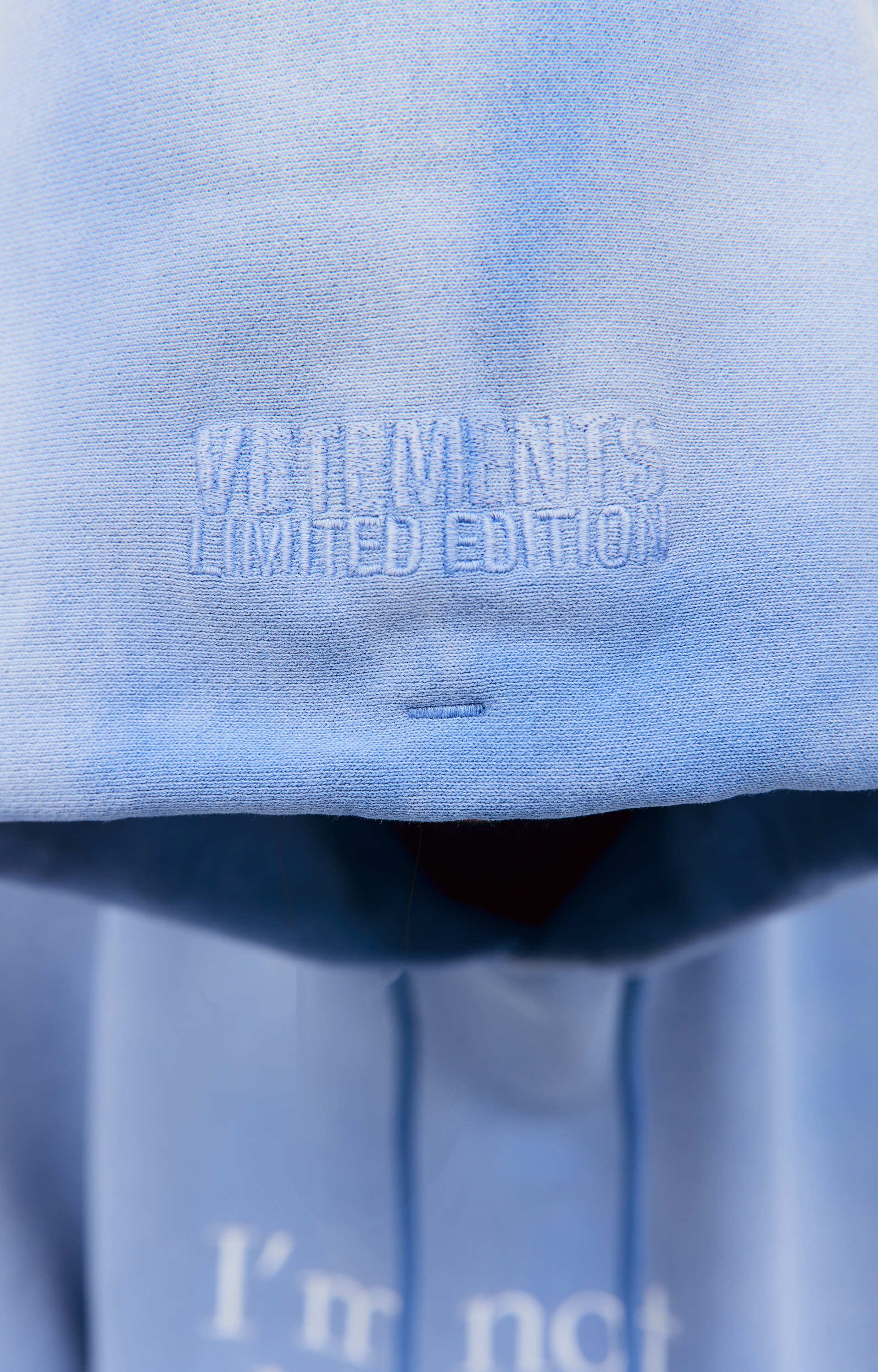 VETEMENTS Худи с вышивкой \'I\'m Not Doing Shit Today\'