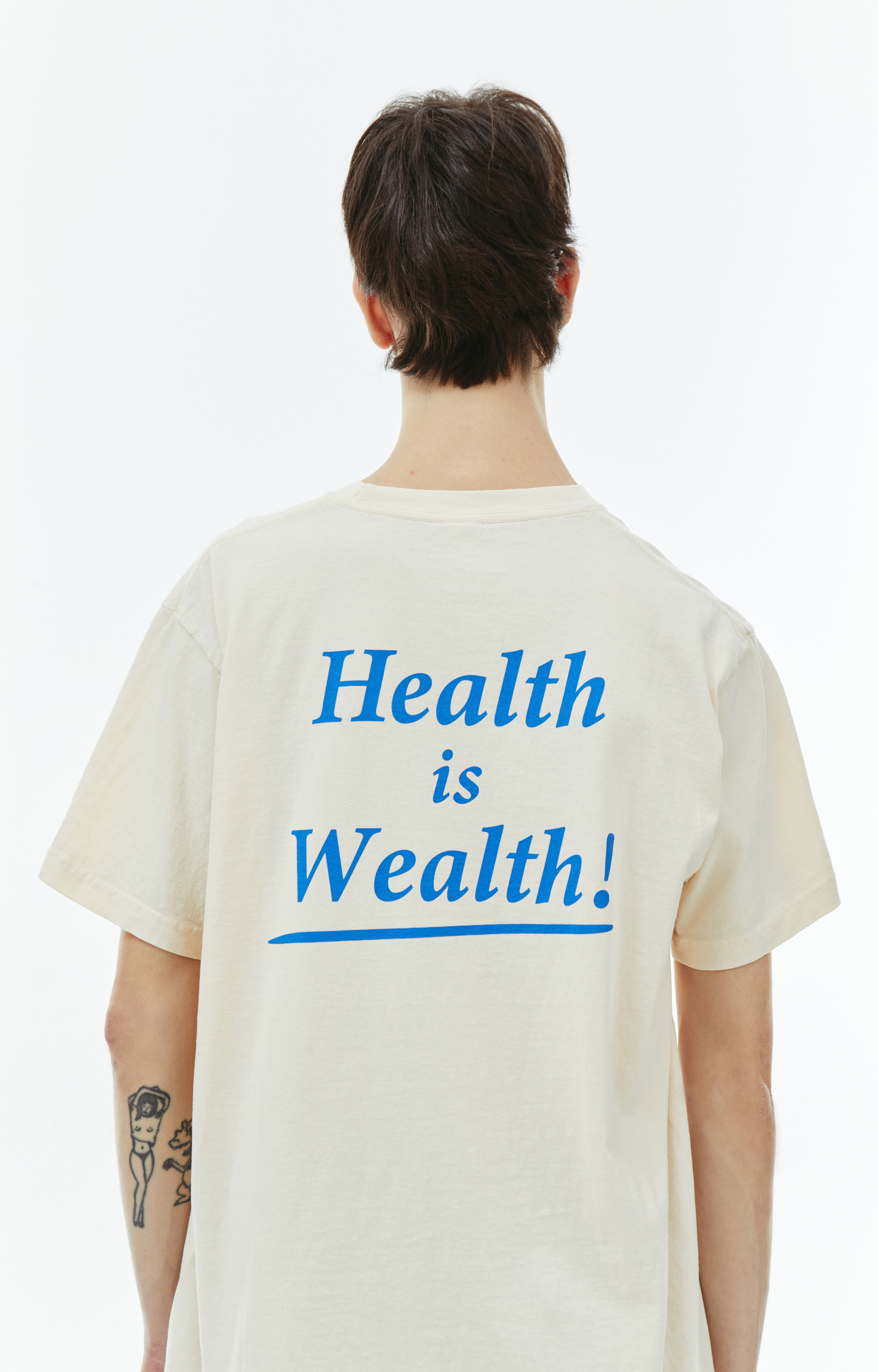 SPORTY & RICH Футболка с принтом Health is Wealth