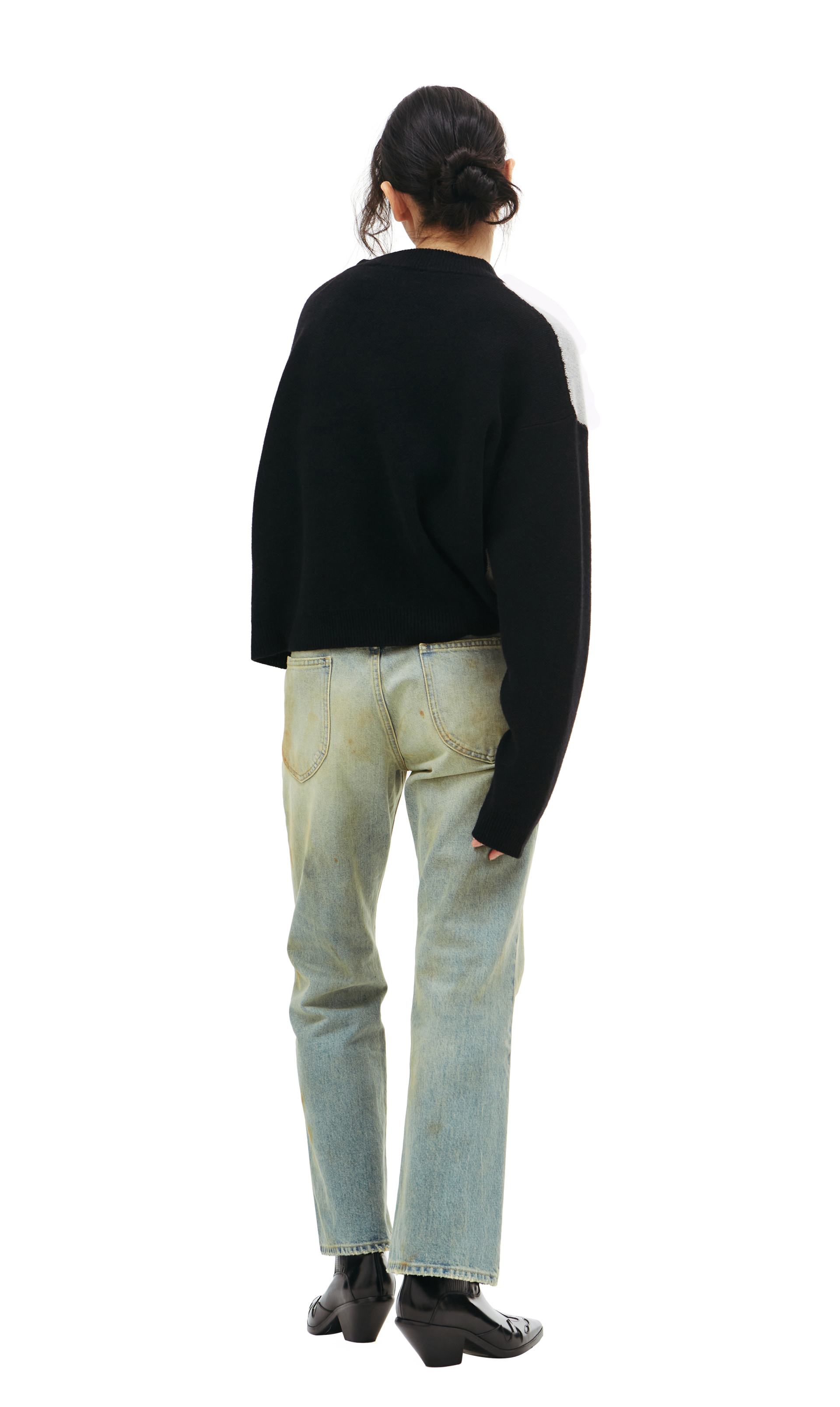 Enfants Riches Déprimés Укороченный свитер Enfans из шерсти