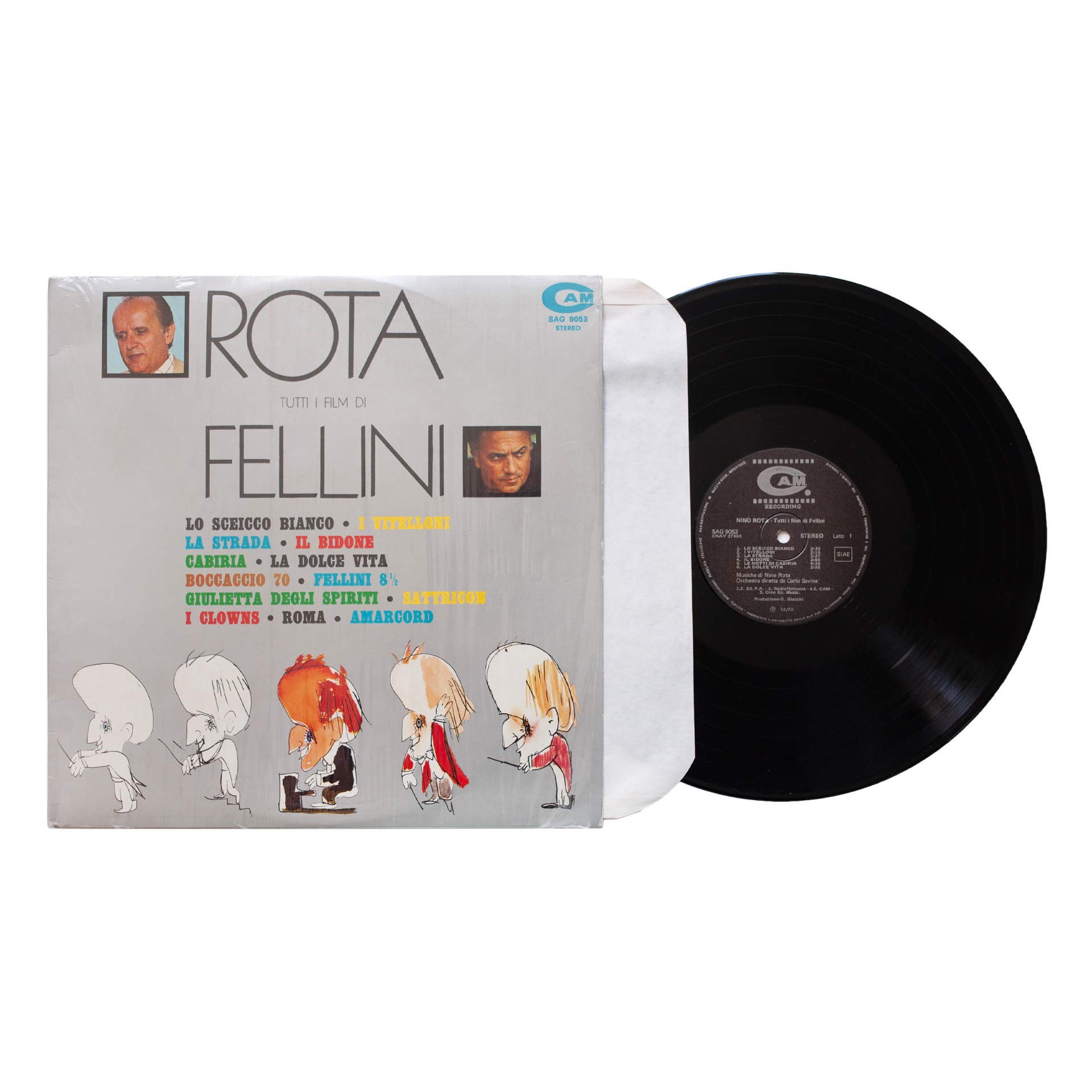  Винил Rota Fellini - Tuiti I film Di