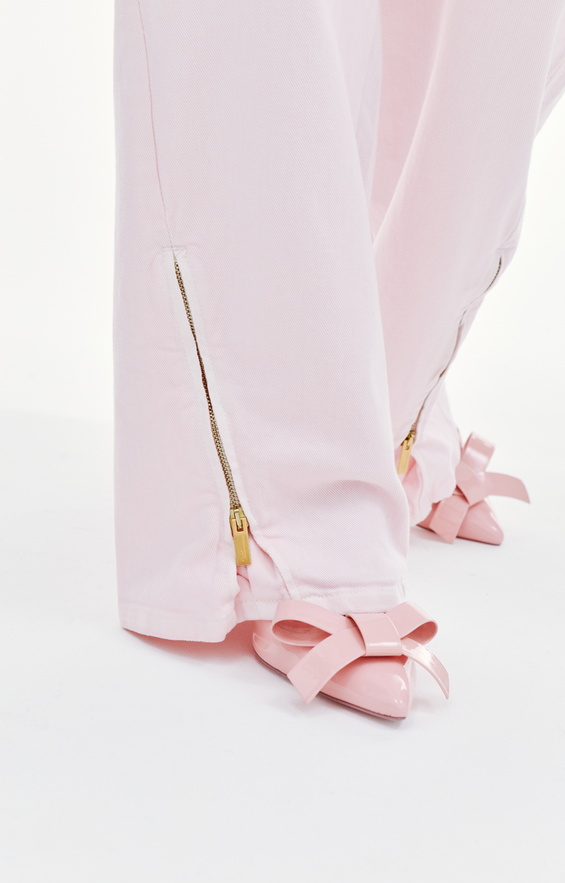 Blumarine Джинсы - байкеры с молниями