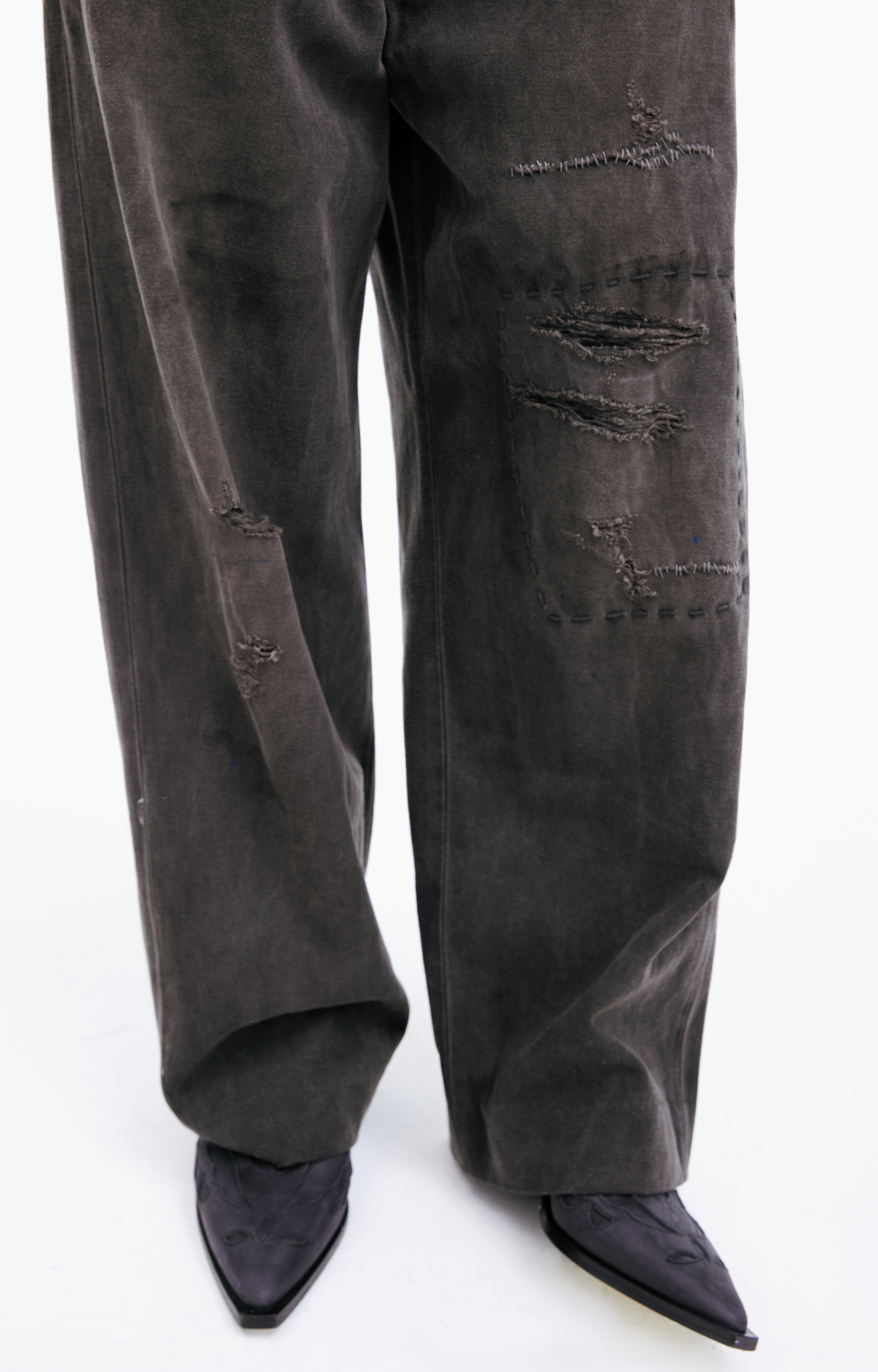 Enfants Riches Déprimés Брюки из хлопка и льна