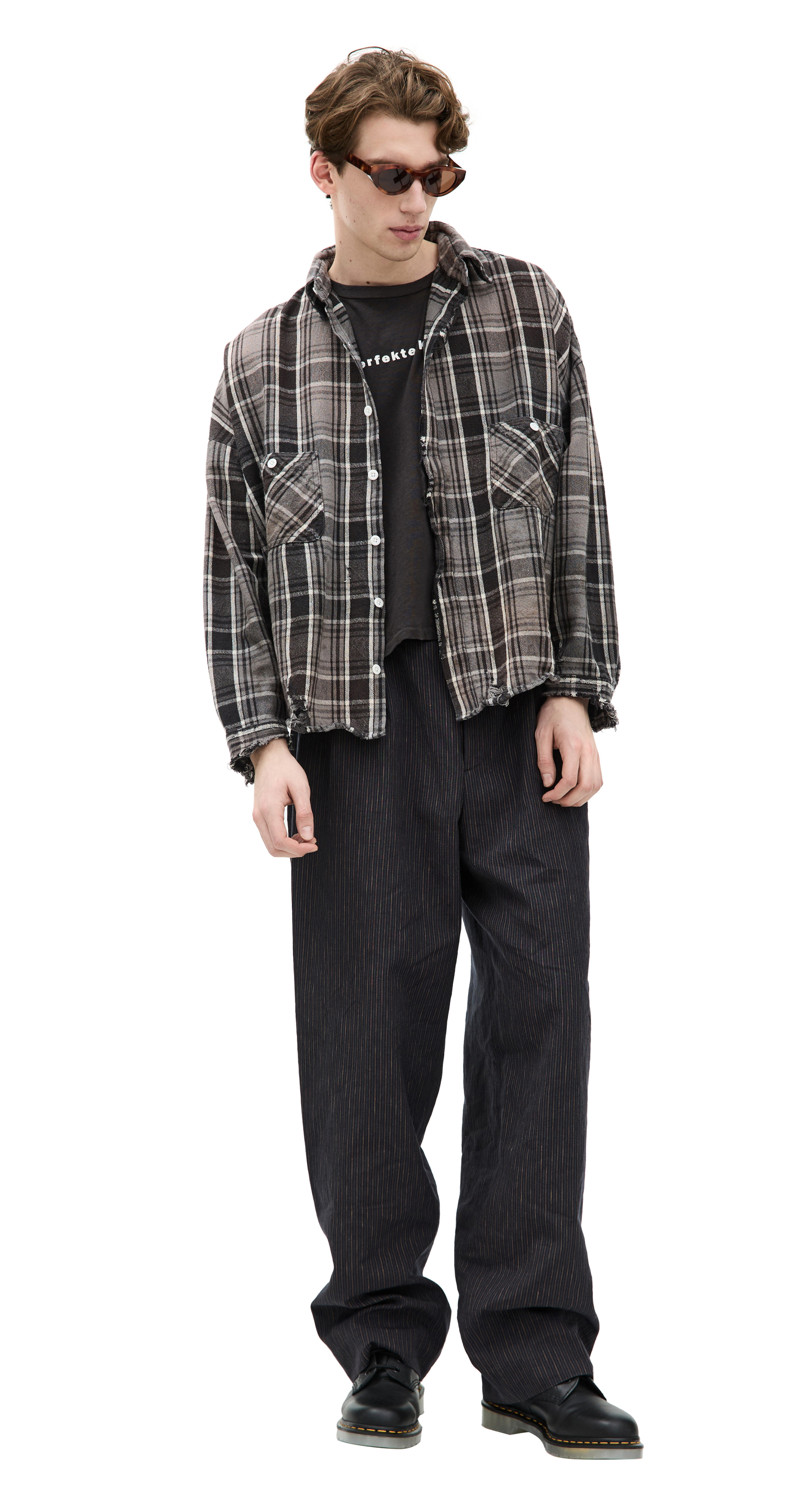 Saint Mxxxxxx Серая рубашка на пуговицах