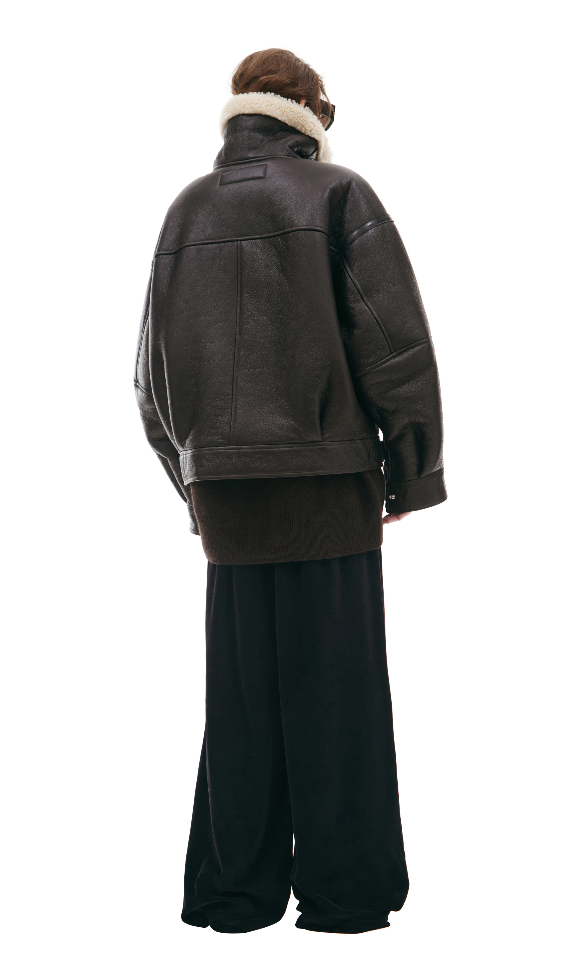 Acne Studios Дубленка-авиатор с шерстью