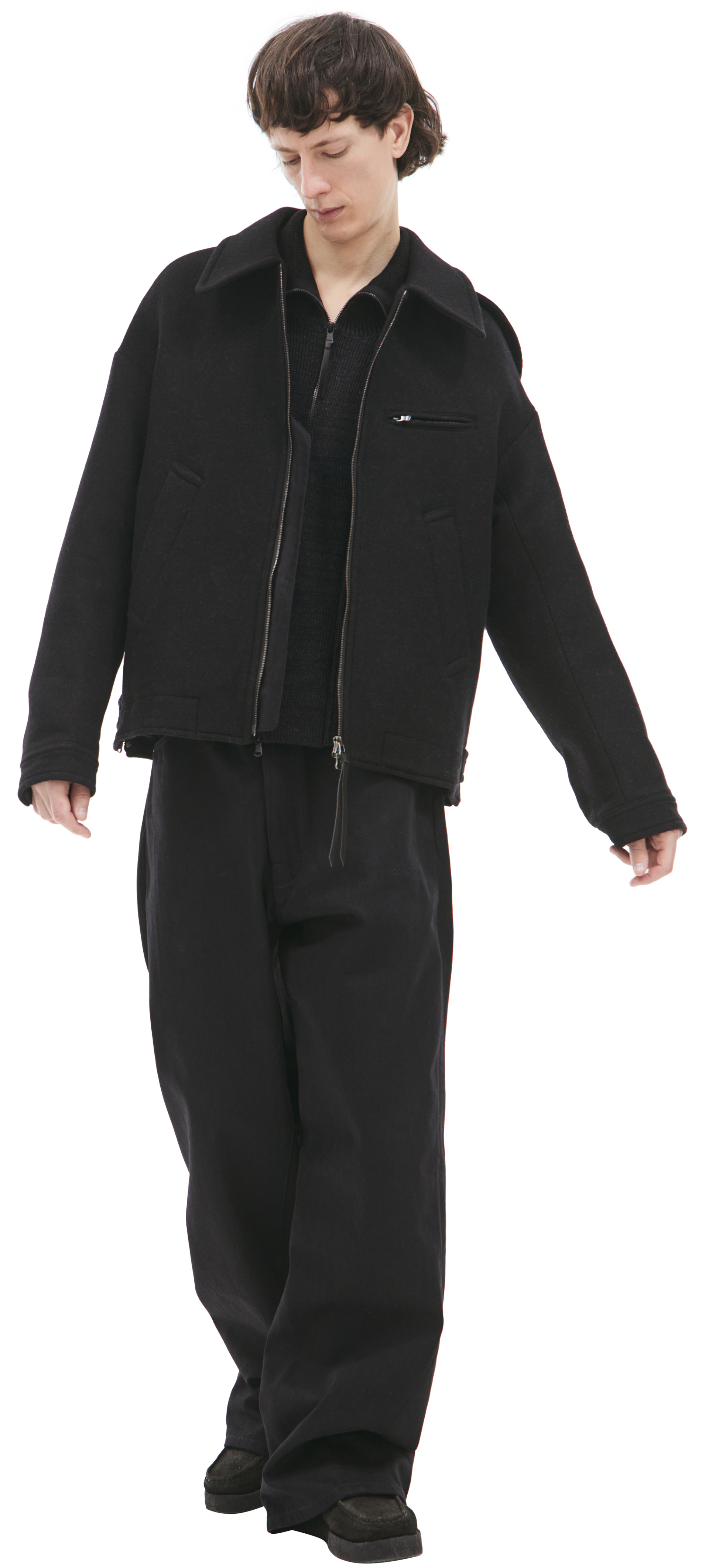 The Viridi-Anne Шерстяная куртка Melton