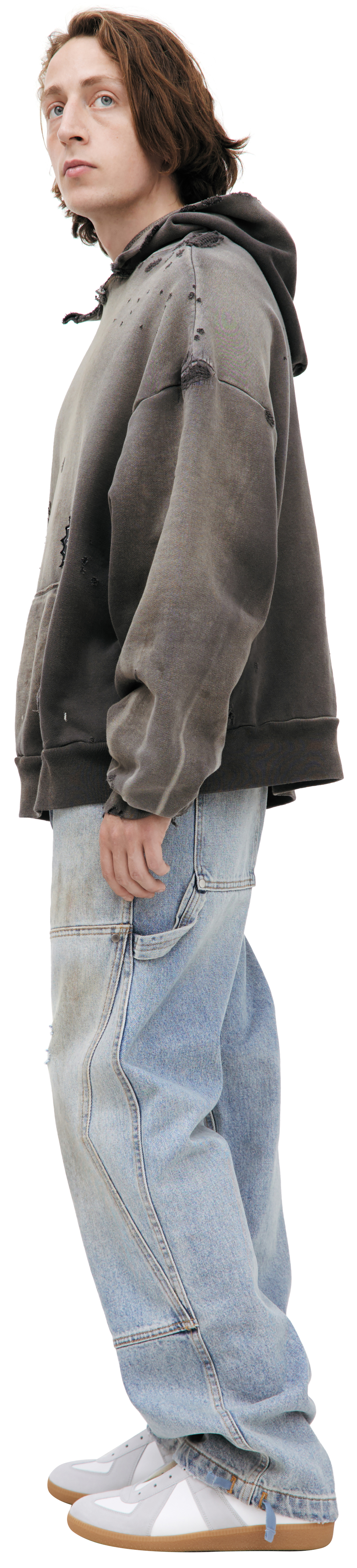 Saint Mxxxxxx Рваное худи