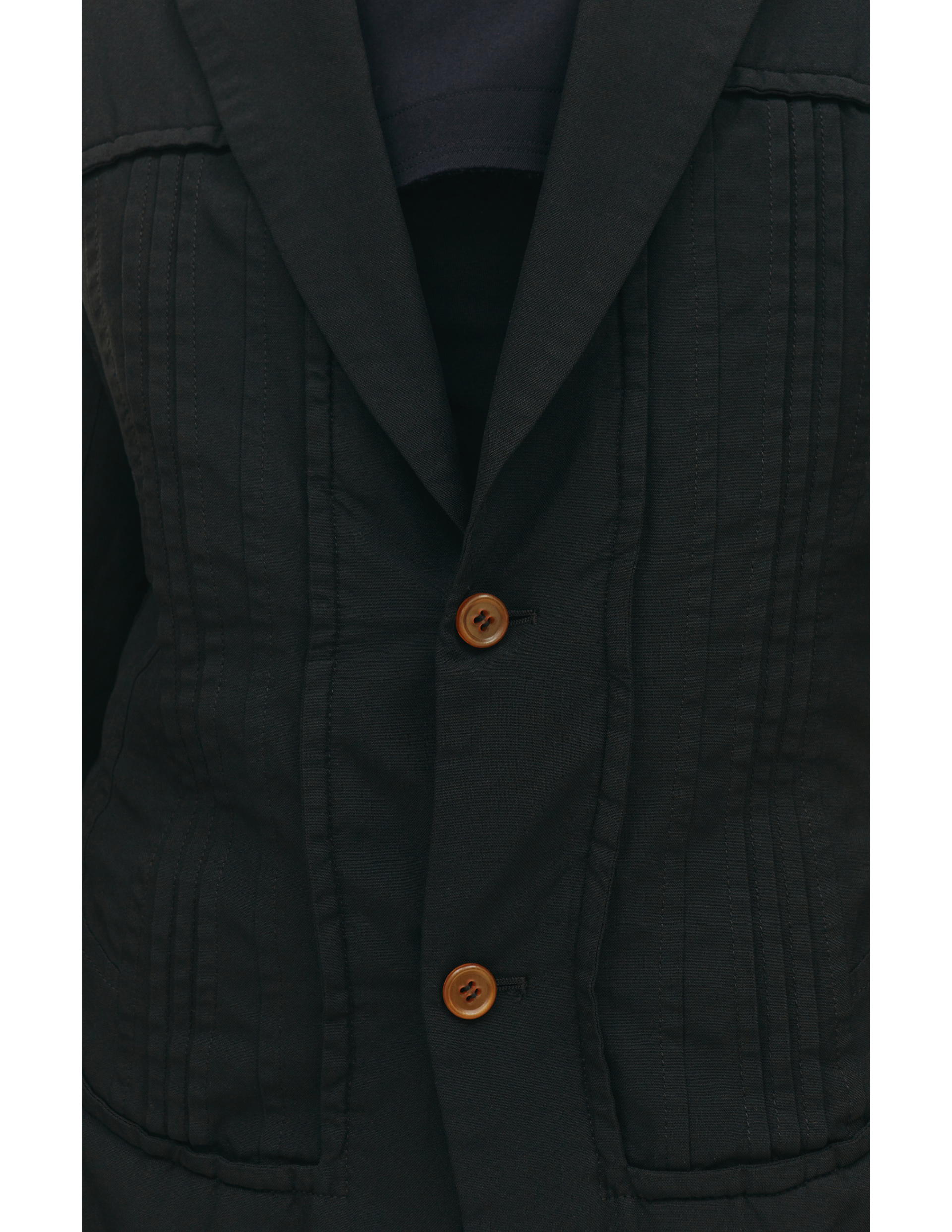 Comme des Garcons Homme plus Черный приталенный пиджак