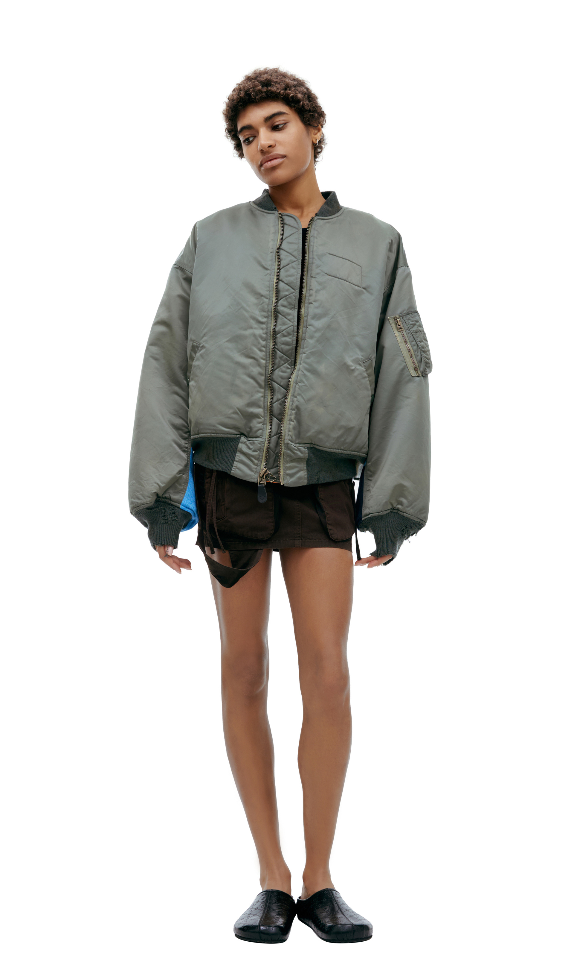 Saint Mxxxxxx Куртка с вставками на рукавах