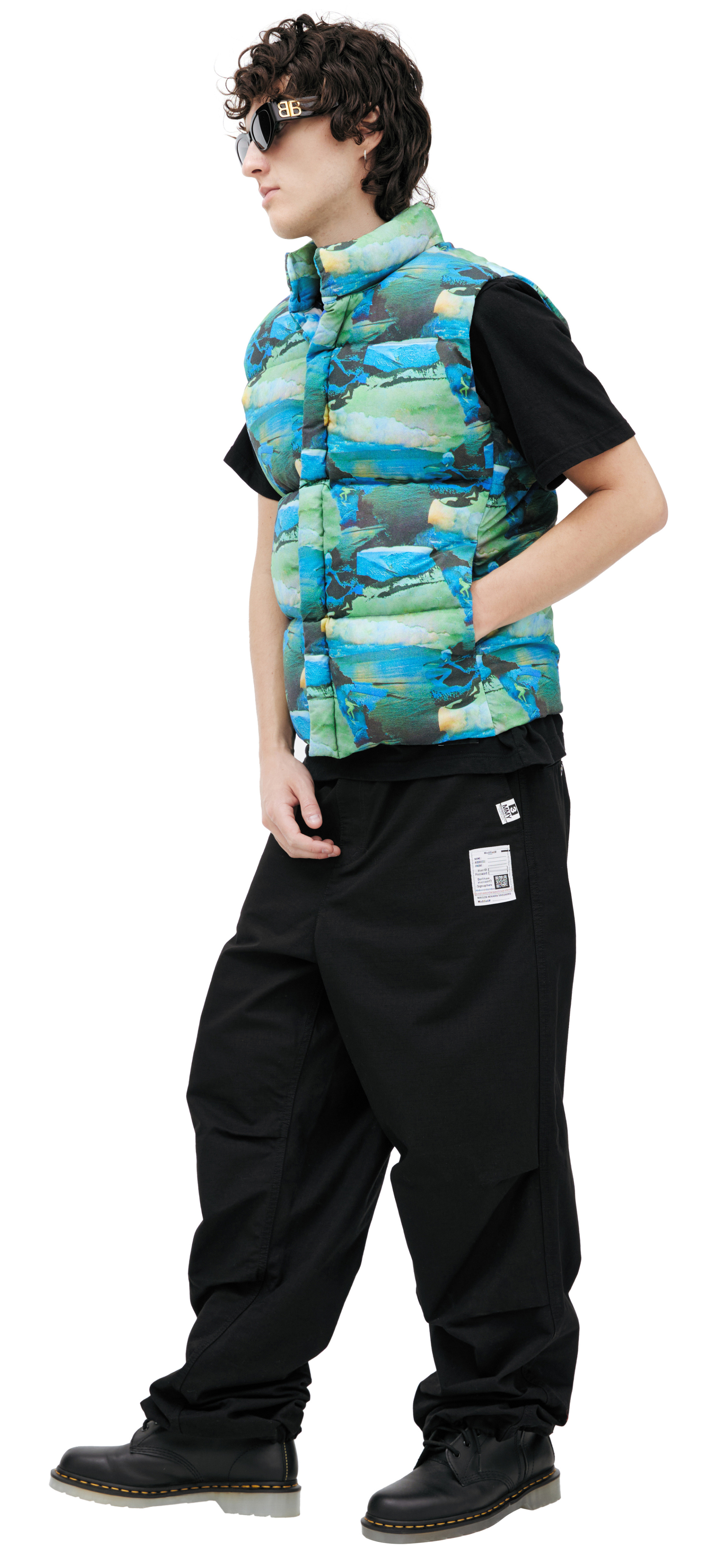 ERL Дутый жилет с монопринтом