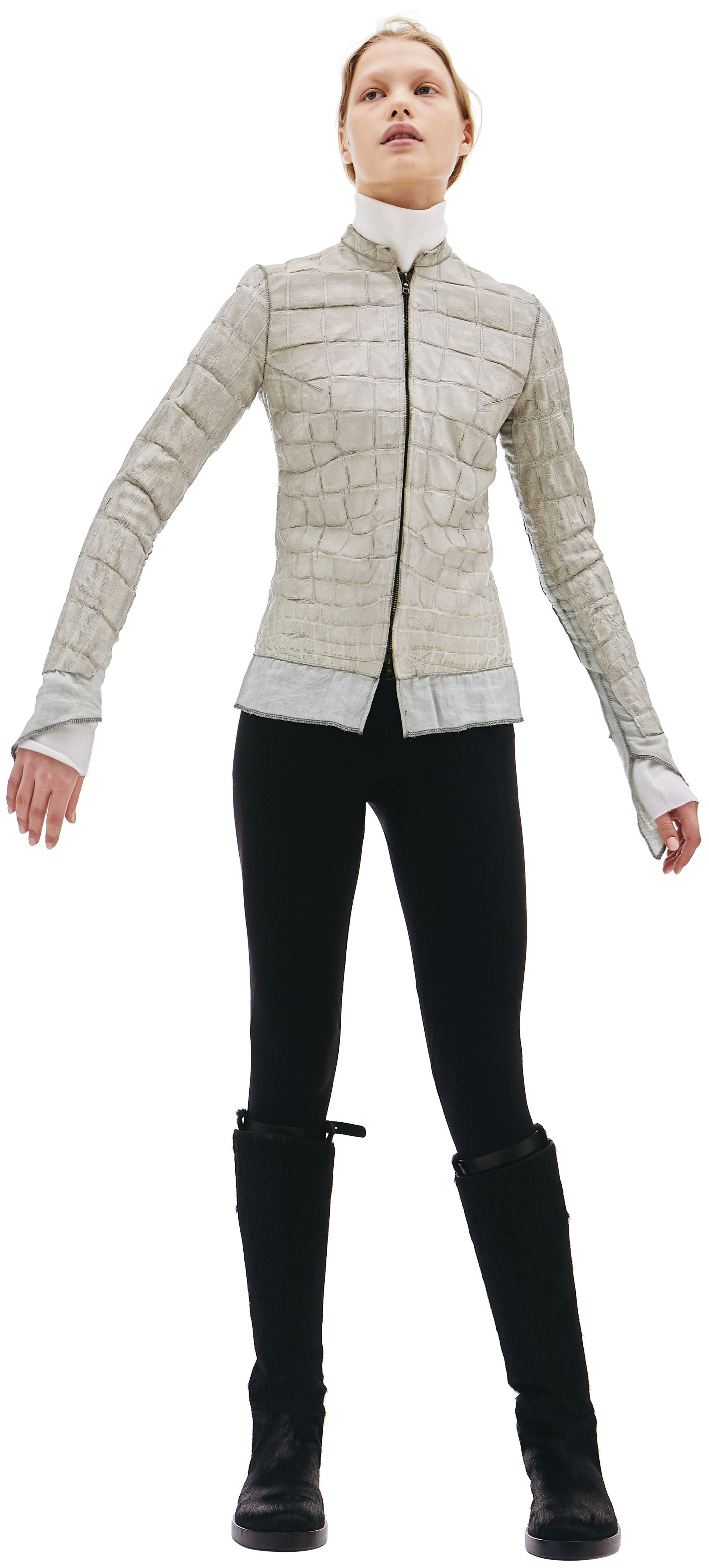 Isaac Sellam Куртка Affamee из крокодиловой кожи